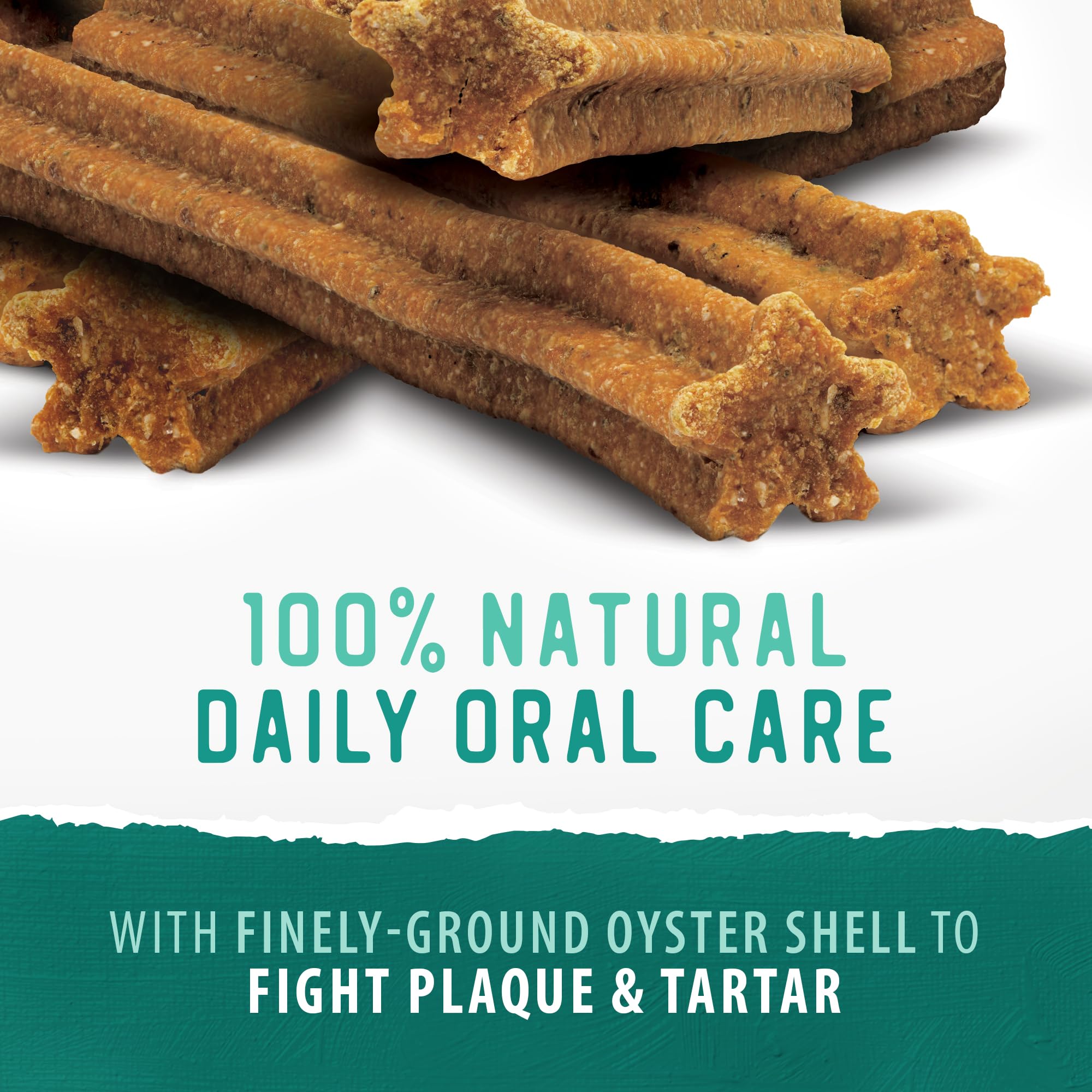 Caledon Farms Plaque Busters with Bacon Dog Treats: Grain Free, Gluten Free, No Additives, Colors or Preservatives, Brown 8 Coun