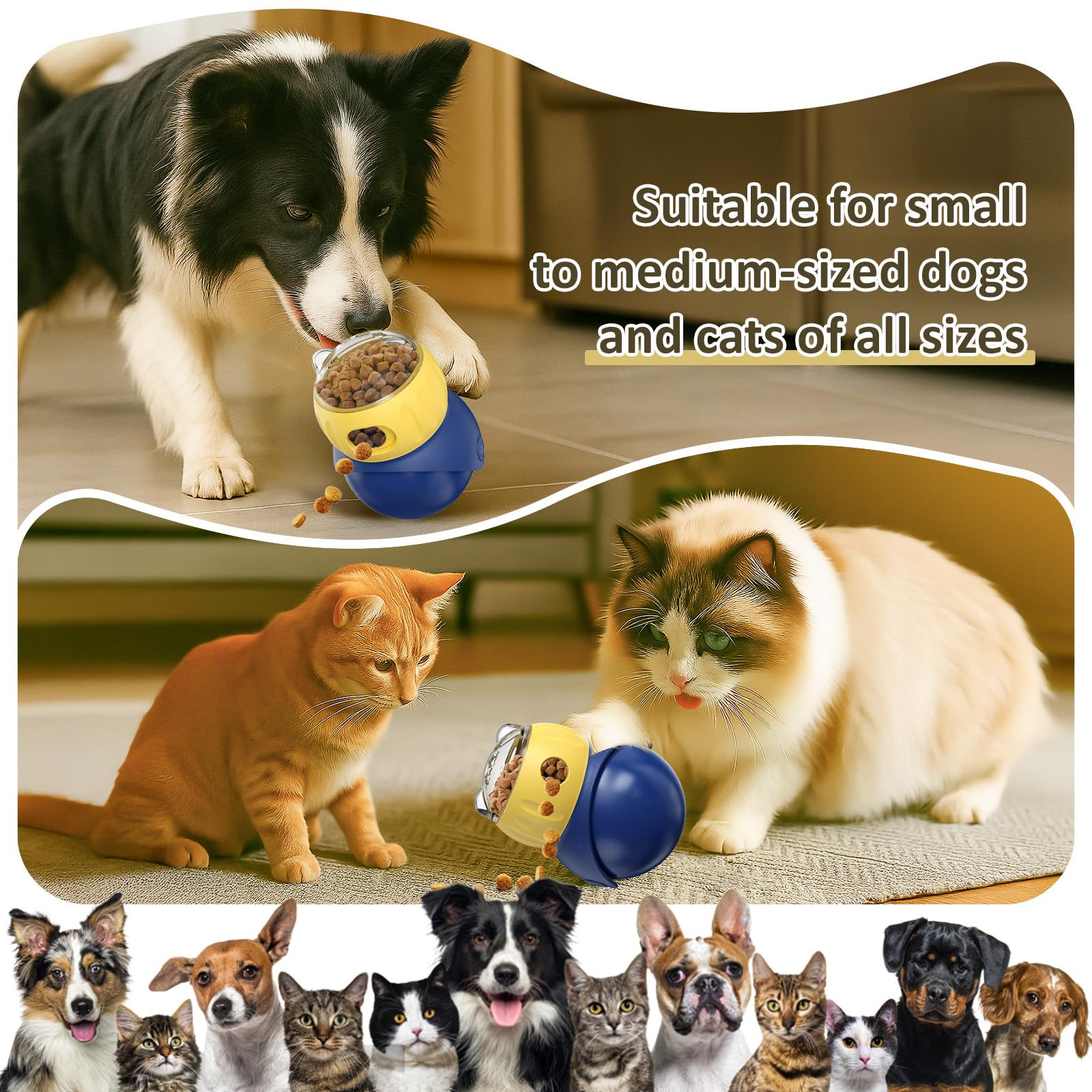 AIERSA Interactive Puzzle Toys Dogs, Dog Enrichment Toys to Keep Them Busy, Dog Treat Dispensing Toy for Mental Stimulation, Ext