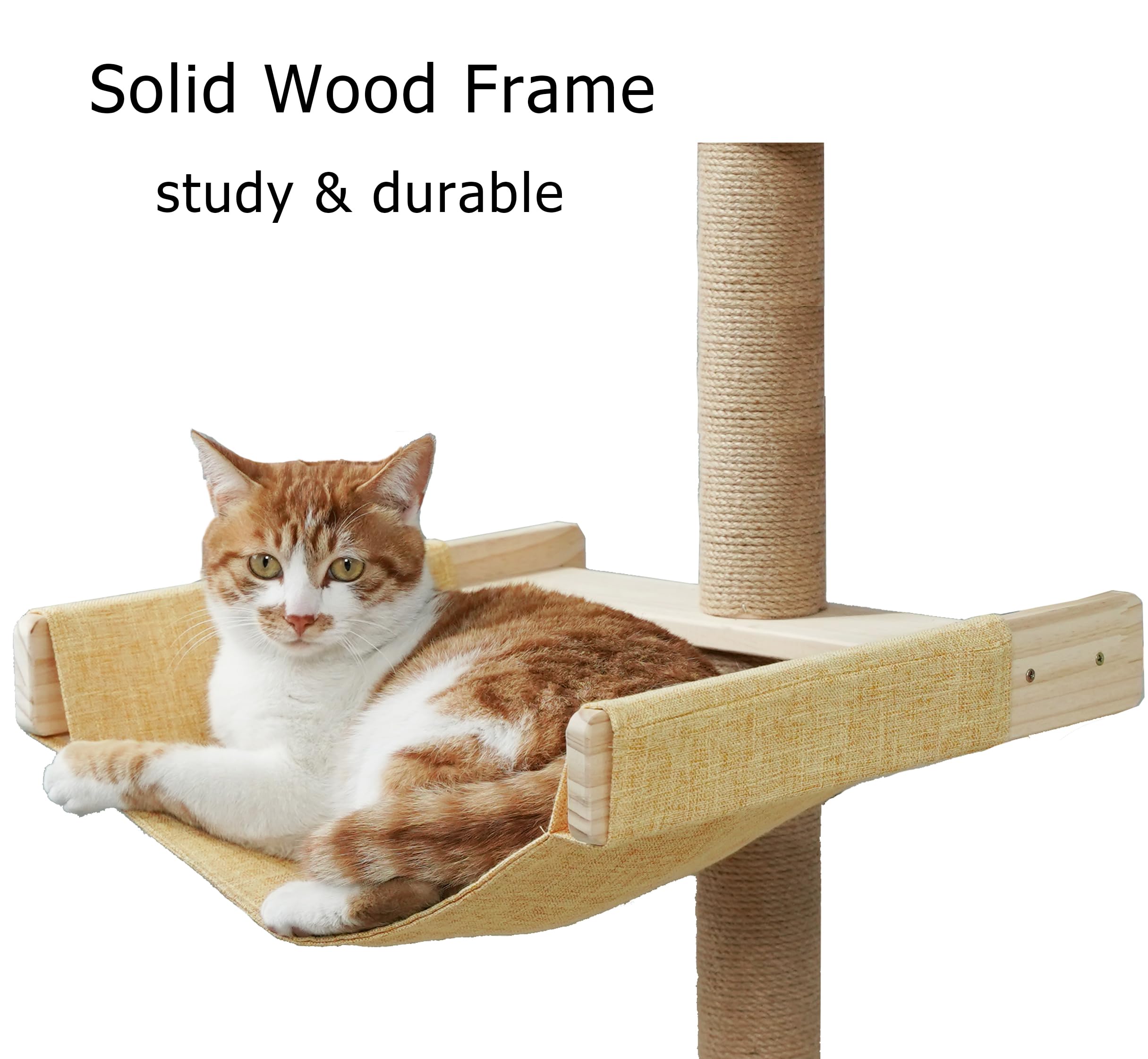 Hammock For Cat Window Tree Accessory Fit For Multi Cats Familes Window Cat Perch For Lounge