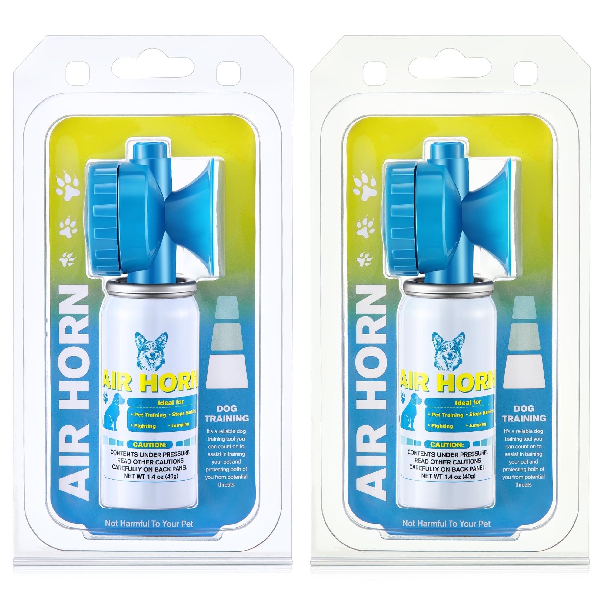HappyAlley Air Horn, 1.4 oz 120 dB Loud Air Horns for Safety, for Coyotes and Aggressive Dog, Stops Attacking Fighting Barking C