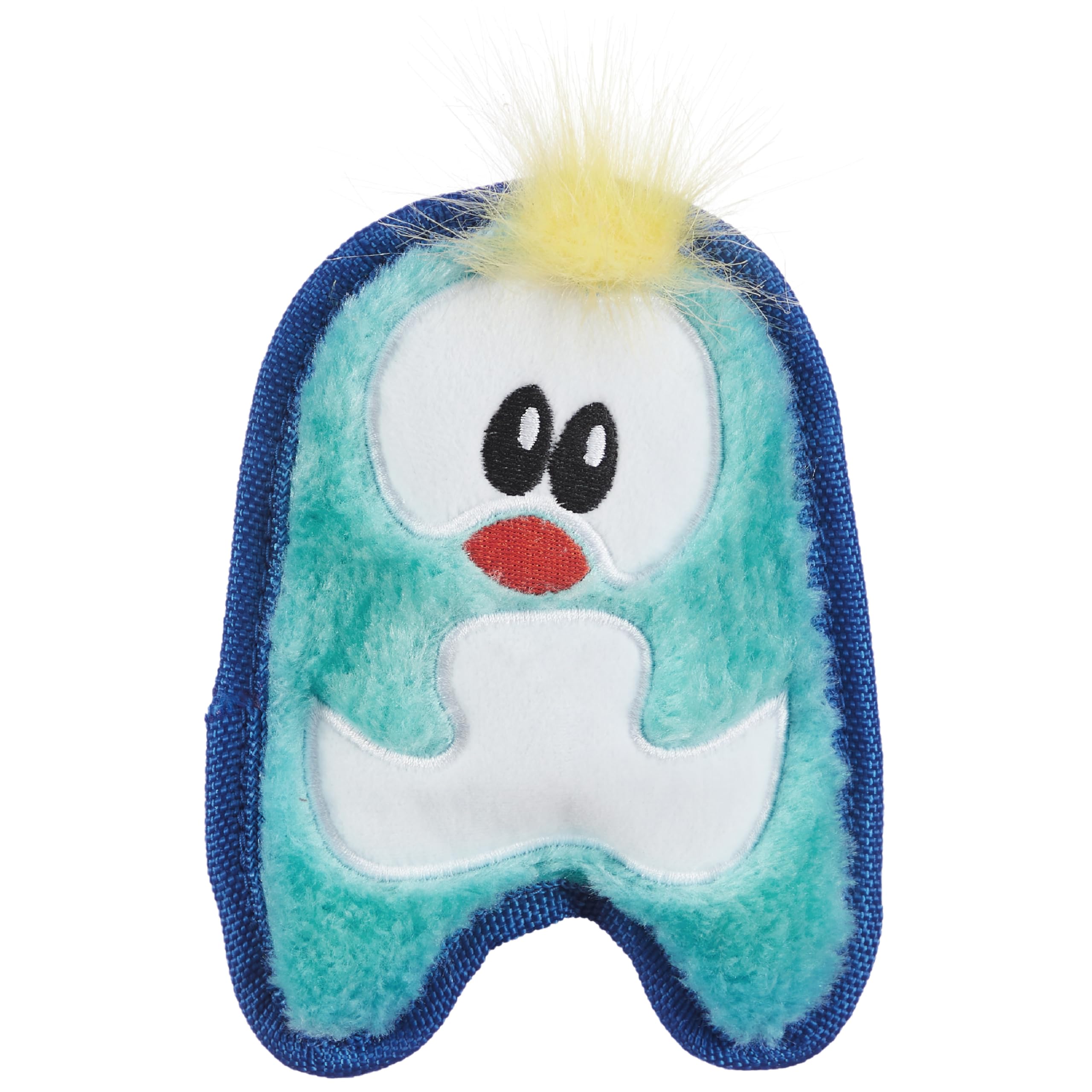 Outward Hound Plush Squeaky Dog Toy, Blue Penguin, X-Small, Durable Polyester, Model 67806