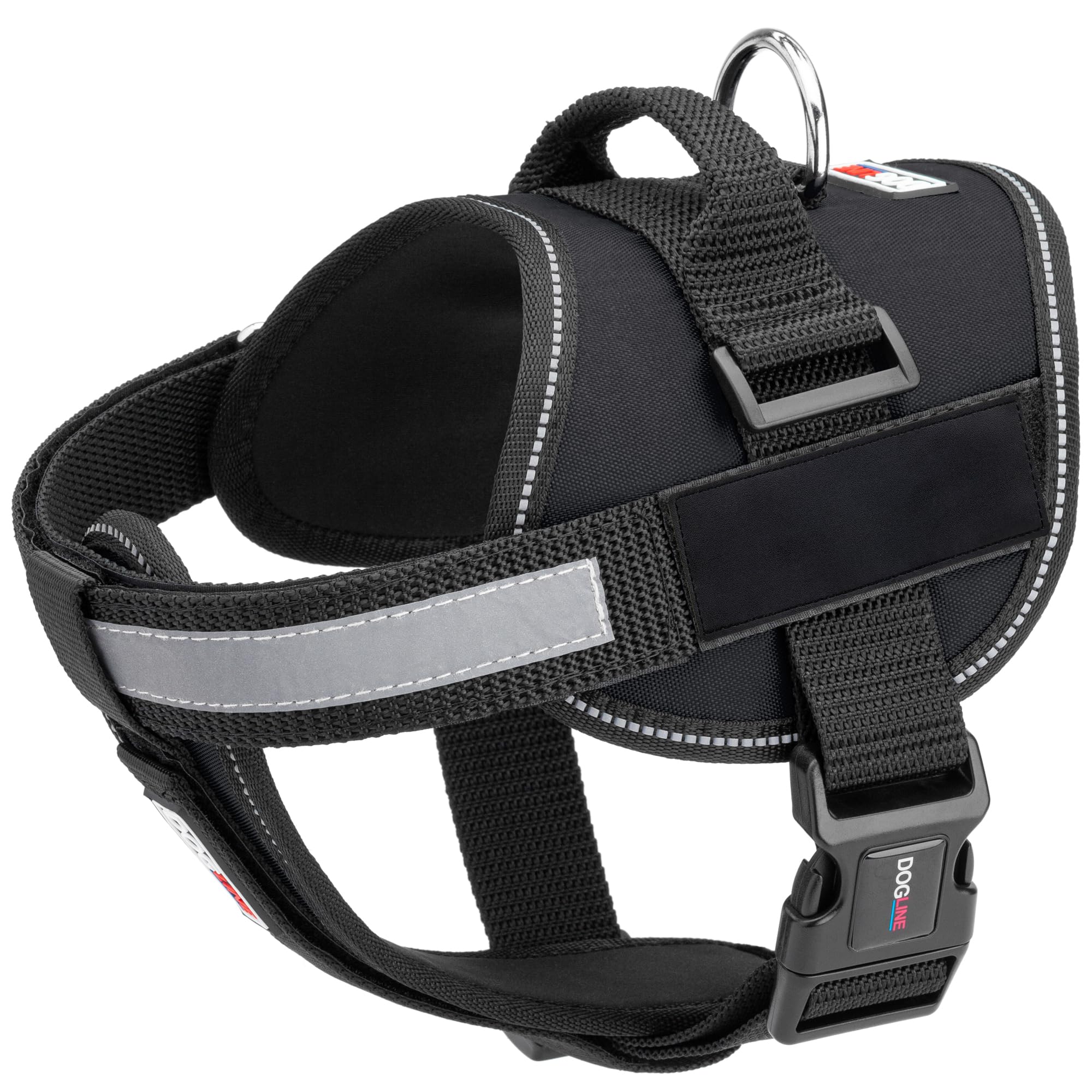 Dogline Unimax Multi-Purpose Vest Harness for Dogs and 2 Removable DIY Customizable BLANK Patches