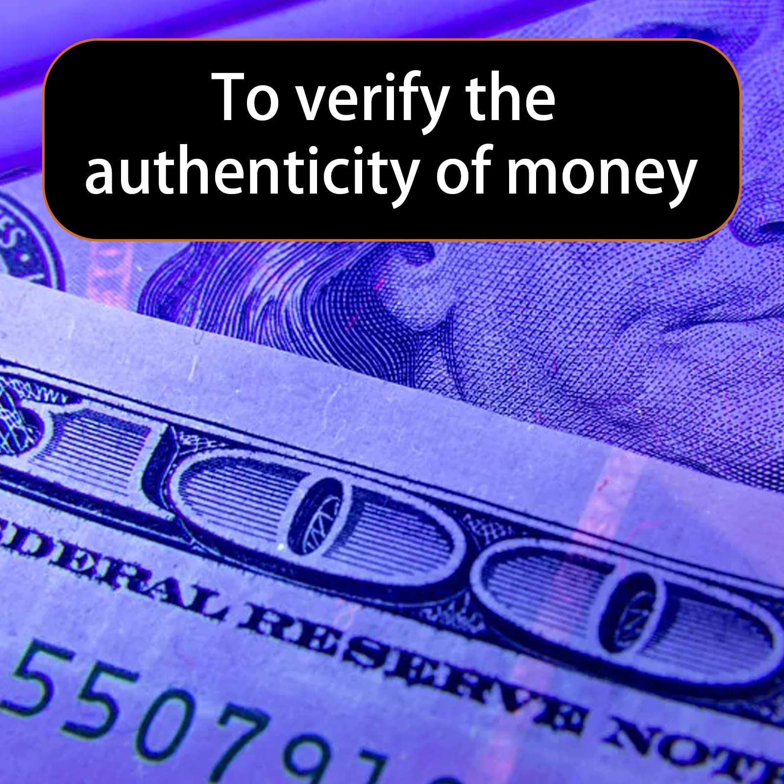 Generic UV Flashlight - 12 LED Black Light Mini Pet Urine Detector for Dogs/Cats, Dry Stains, Resin Curing, Bed Bug Detection