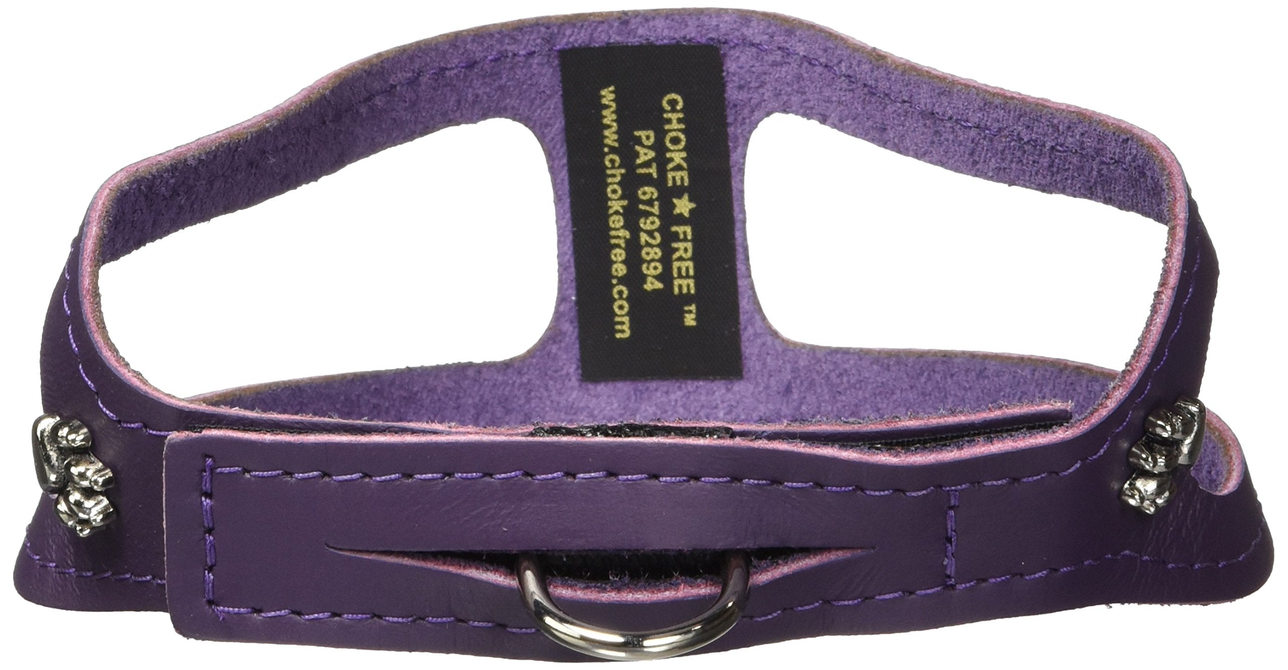 Chokefree Pet Shoulder Collar, 14-Inch, Non Metallic Purple