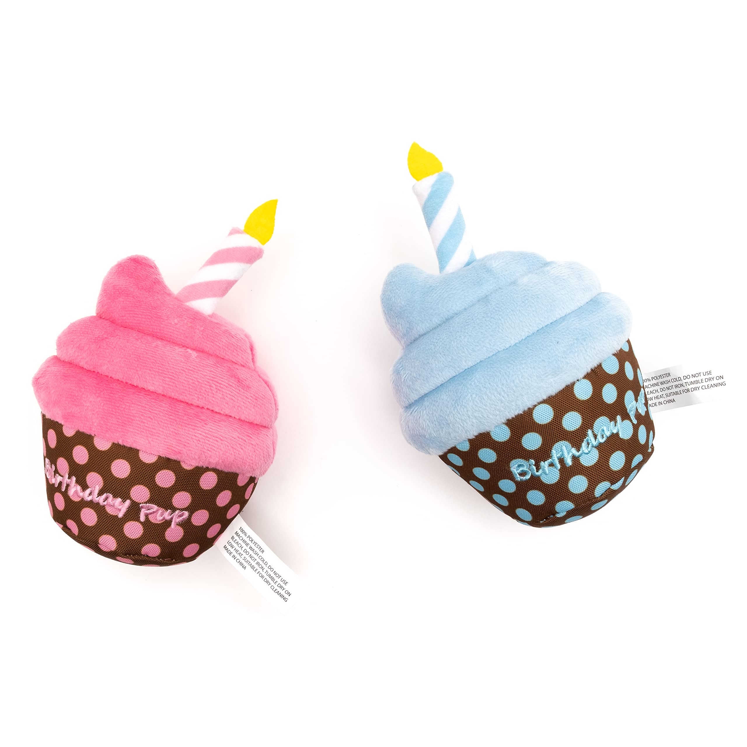 The Worthy Dog Birthday Pup Toy – Durable, Chomp-Resistant Tug & Toss Play Toy With Multiple Squeakers For Hours Of Fun For Your Dog