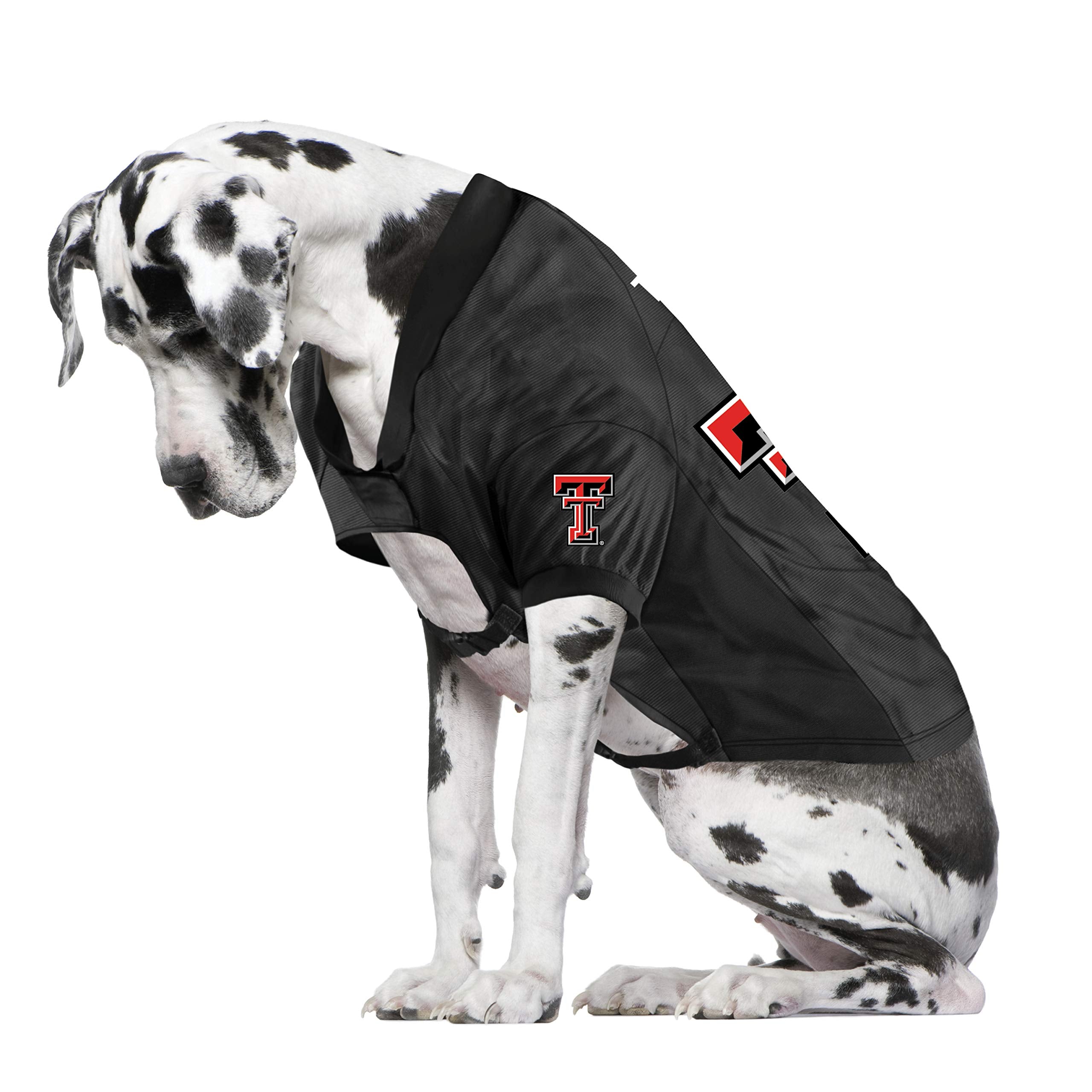 Texas Tech Red Raiders Pet Jersey Stretch Size Big Dog - Special Order