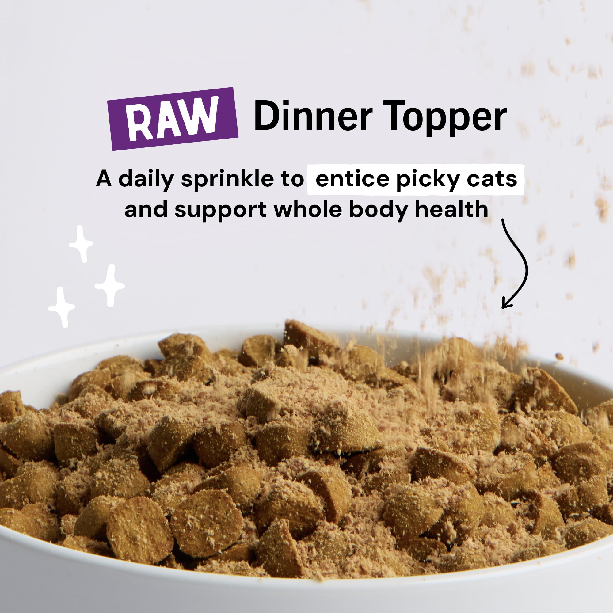 Stella & Chewys Freeze-Dried Raw Maries Magical Dinner Dust - Grain Free, Protein Rich Cat & Kitten Food Topper - Wild-Caught S