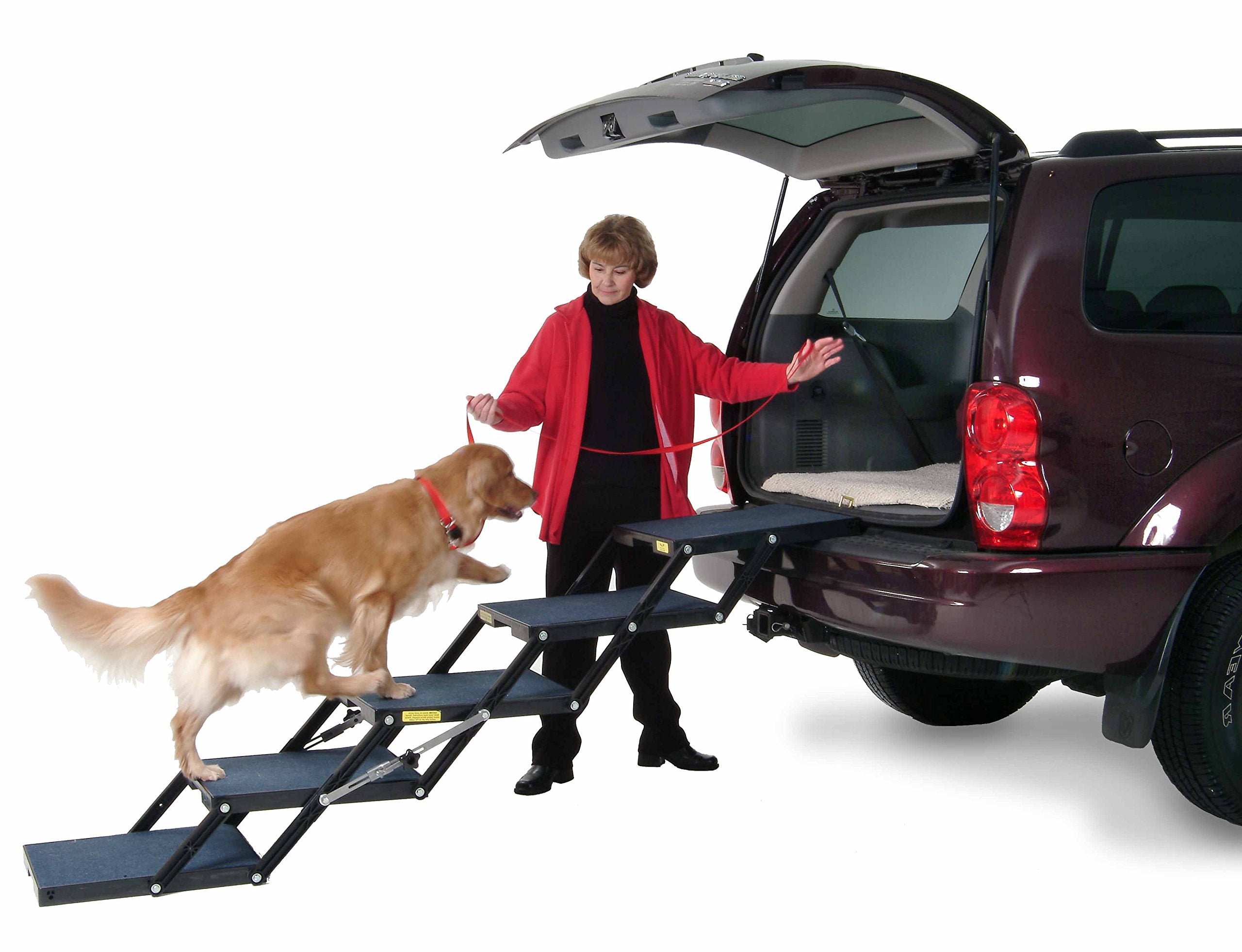 Pet Loader Ultra Light 14.5 Platform, 5-Step With Wheels