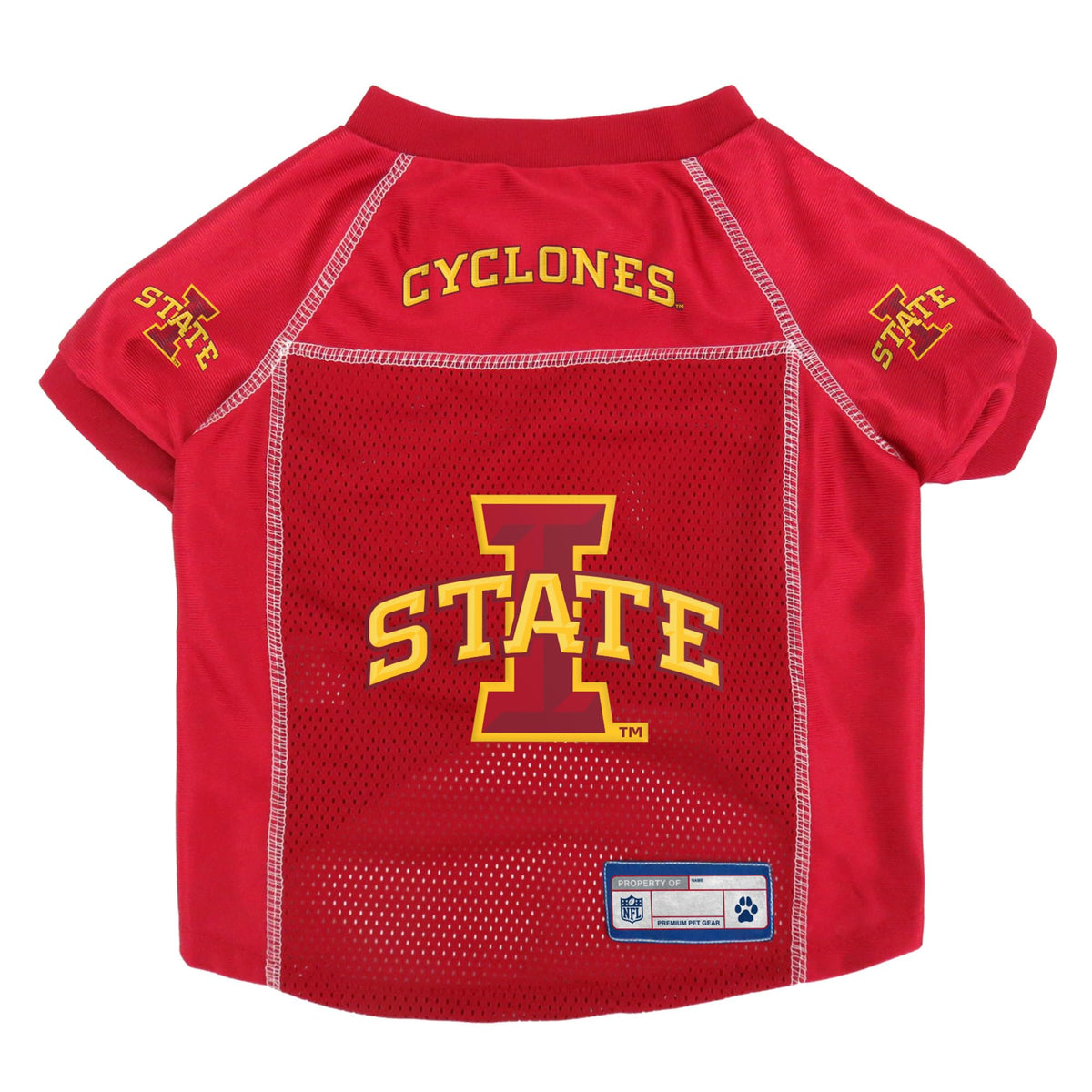 Littlearth Unisex-Adult Ncaa Iowa State Cyclones Basic Pet Jersey, Team Color, X-Small