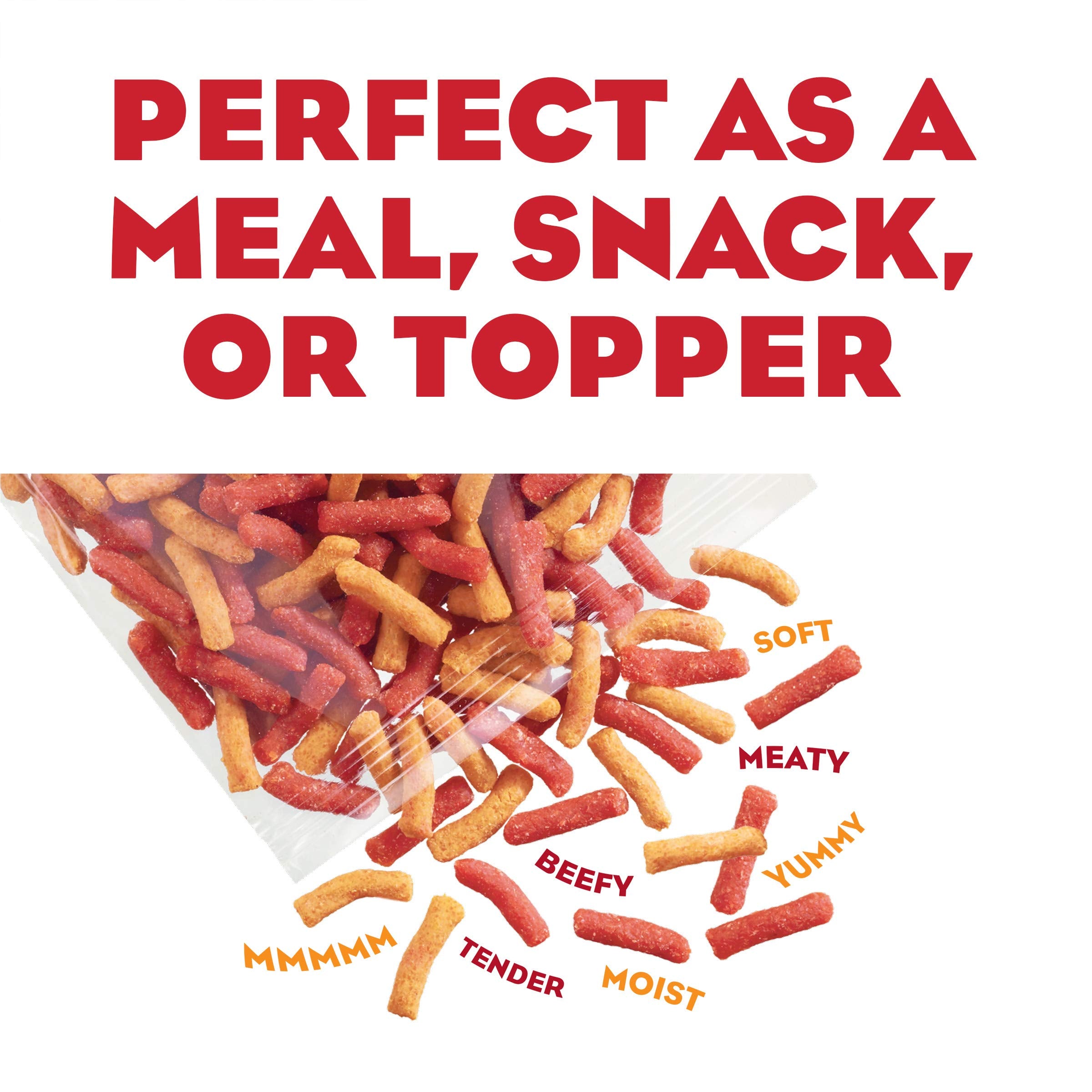 Purina Moist & Meaty Dry Dog Food, Burger with Cheddar Cheese Flavor - 2 ct. Pouch