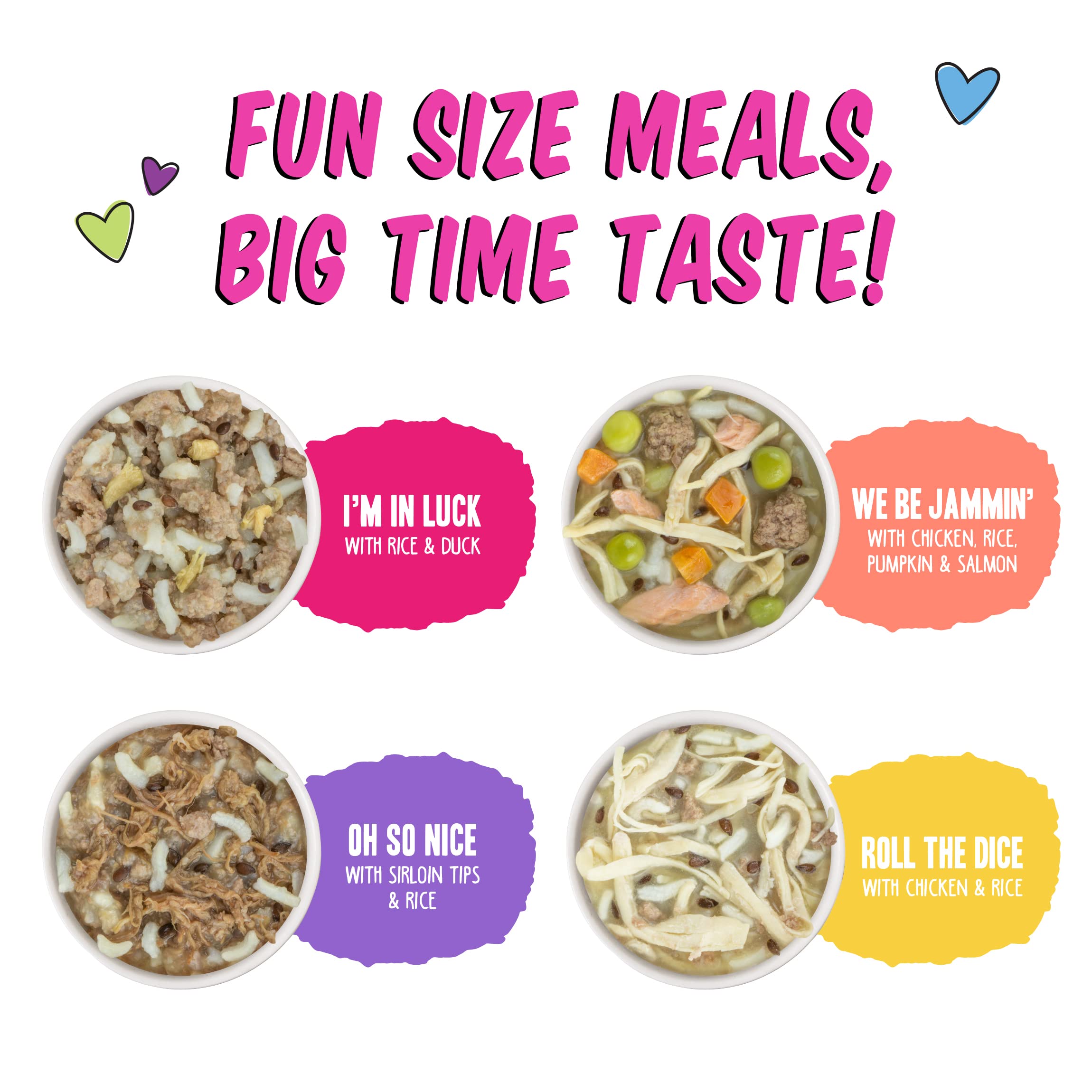 Weruva Best Fido Friend Fun Size Meals for Dogs, Picky Pooch Picnic Variety Pack, 2.75oz Cup, Pack of 8