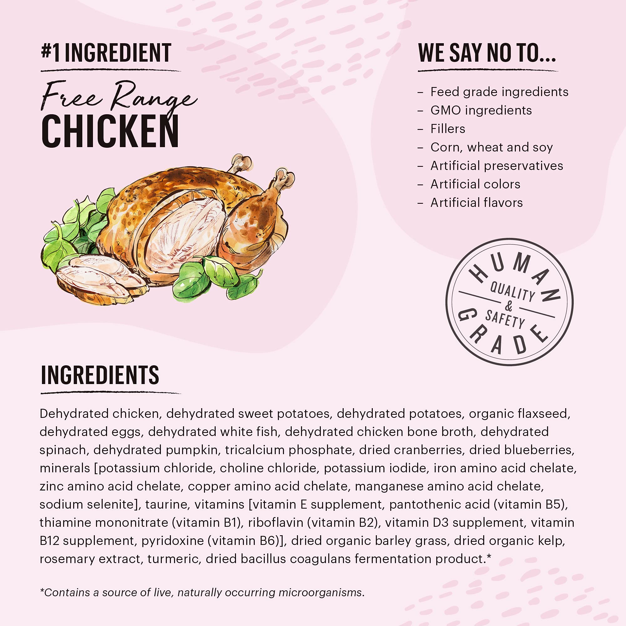 The Honest Kitchen Dehydrated Grain Free Chicken & Fish Cat Food, 2 lb Box