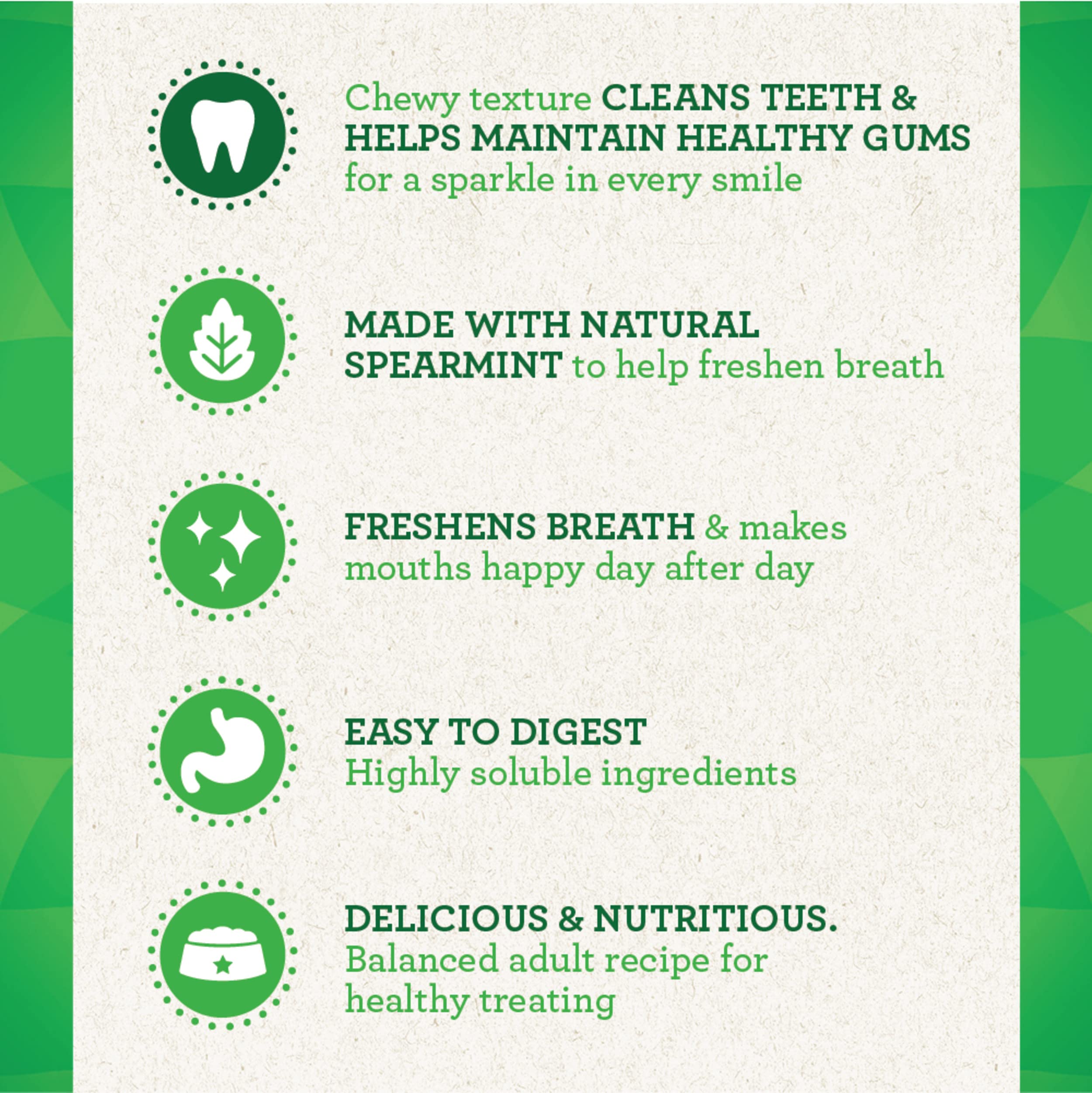 Greenies Petite Natural Dental Care Dog Treats Fresh Flavor, 12 oz. Pack (20 Treats)