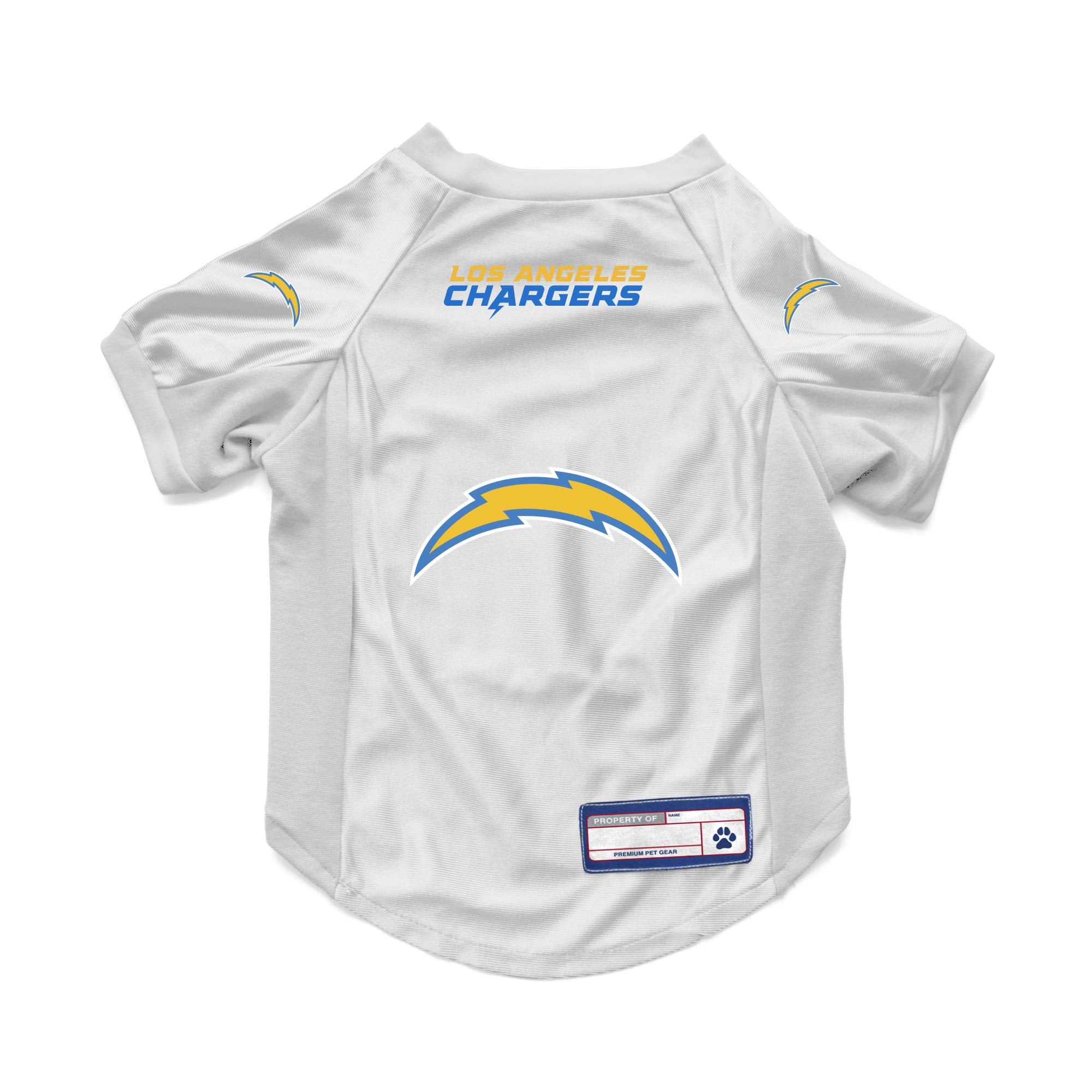 Littlearth Los Angeles Chargers Nfl Stretch Pet Jerseys Los Angeles Chargers X-Small