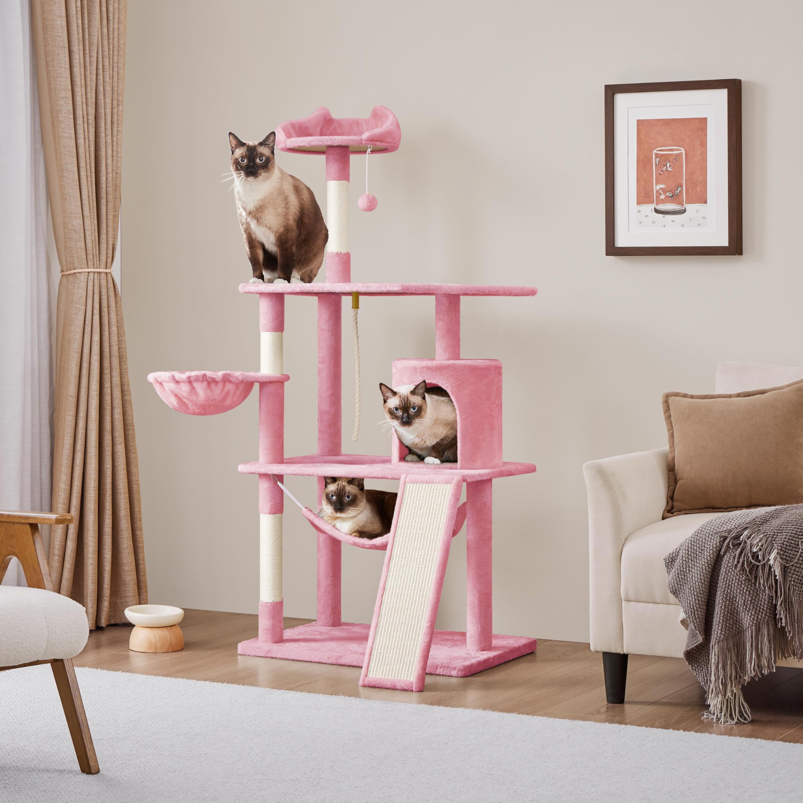 Yaheetech 63.5 H Cat Tree