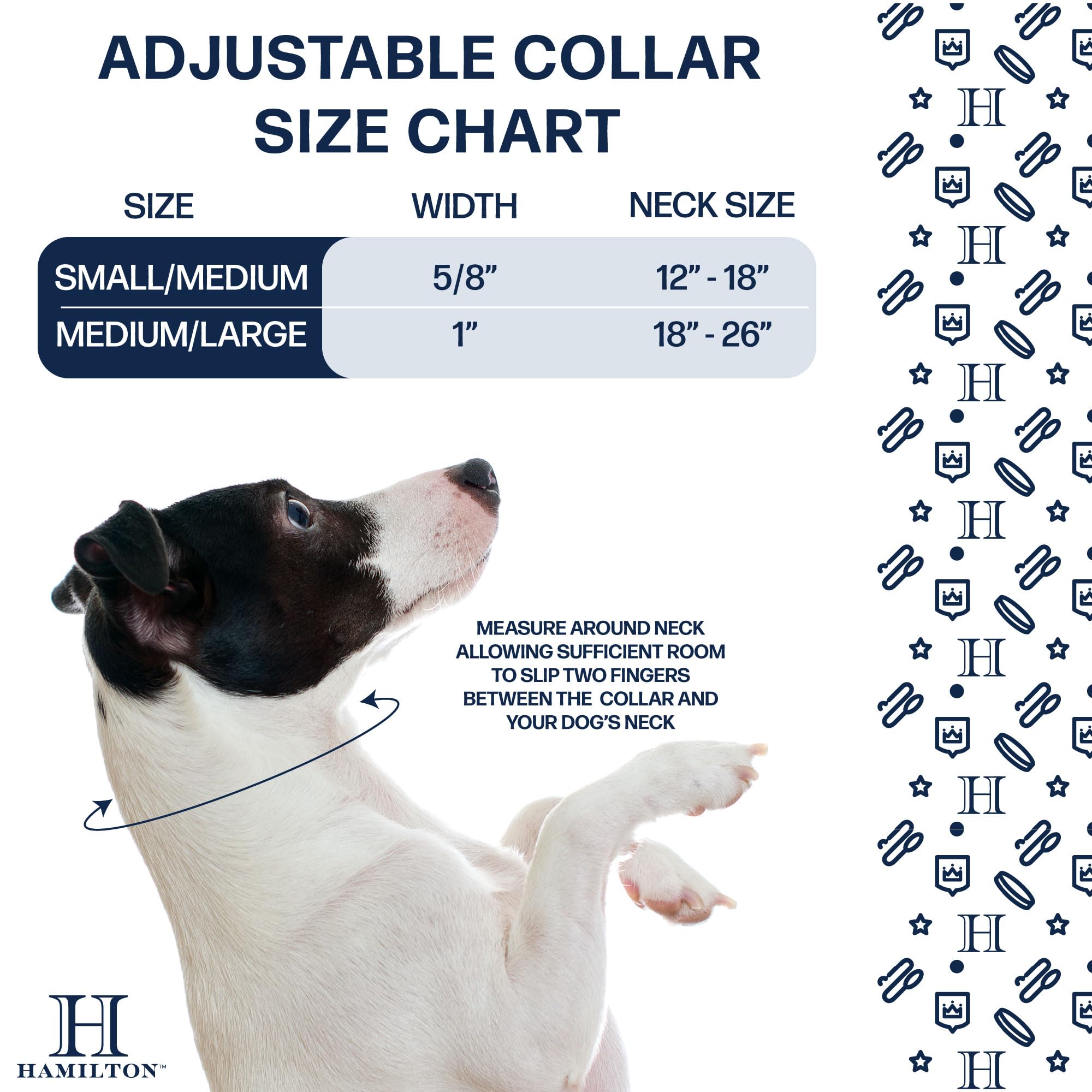 Hamilton Choke Chain Dog Collar, 20-Inch