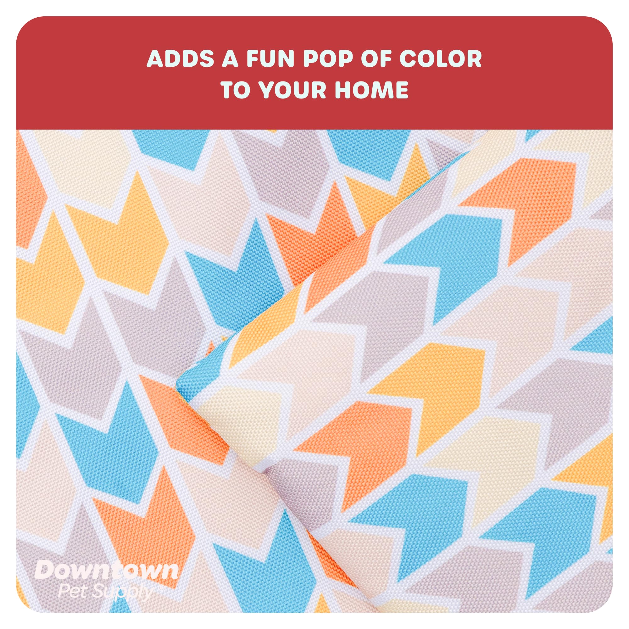 Downtown Pet Supply Dog Crate Pad, X-Large, 42 X 27, Waterproof, Ripstop Nylon Fabric, Chew Proof, Machine Washable