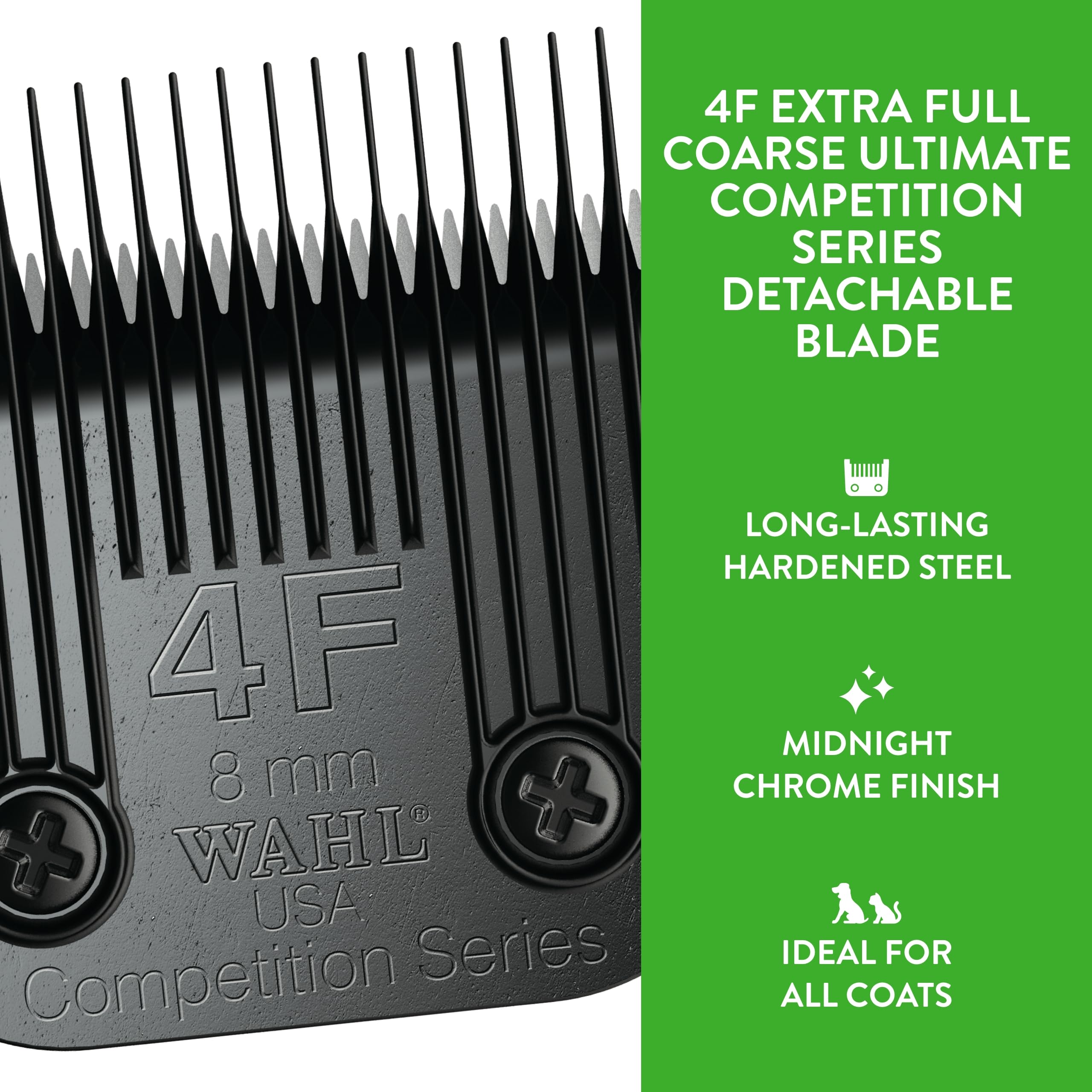 Wahl Professional Animal 4F Extra Full Coarse Ultimate Competition Series Detachable Blade With 5/16-Inch Cut Length (2375-500)