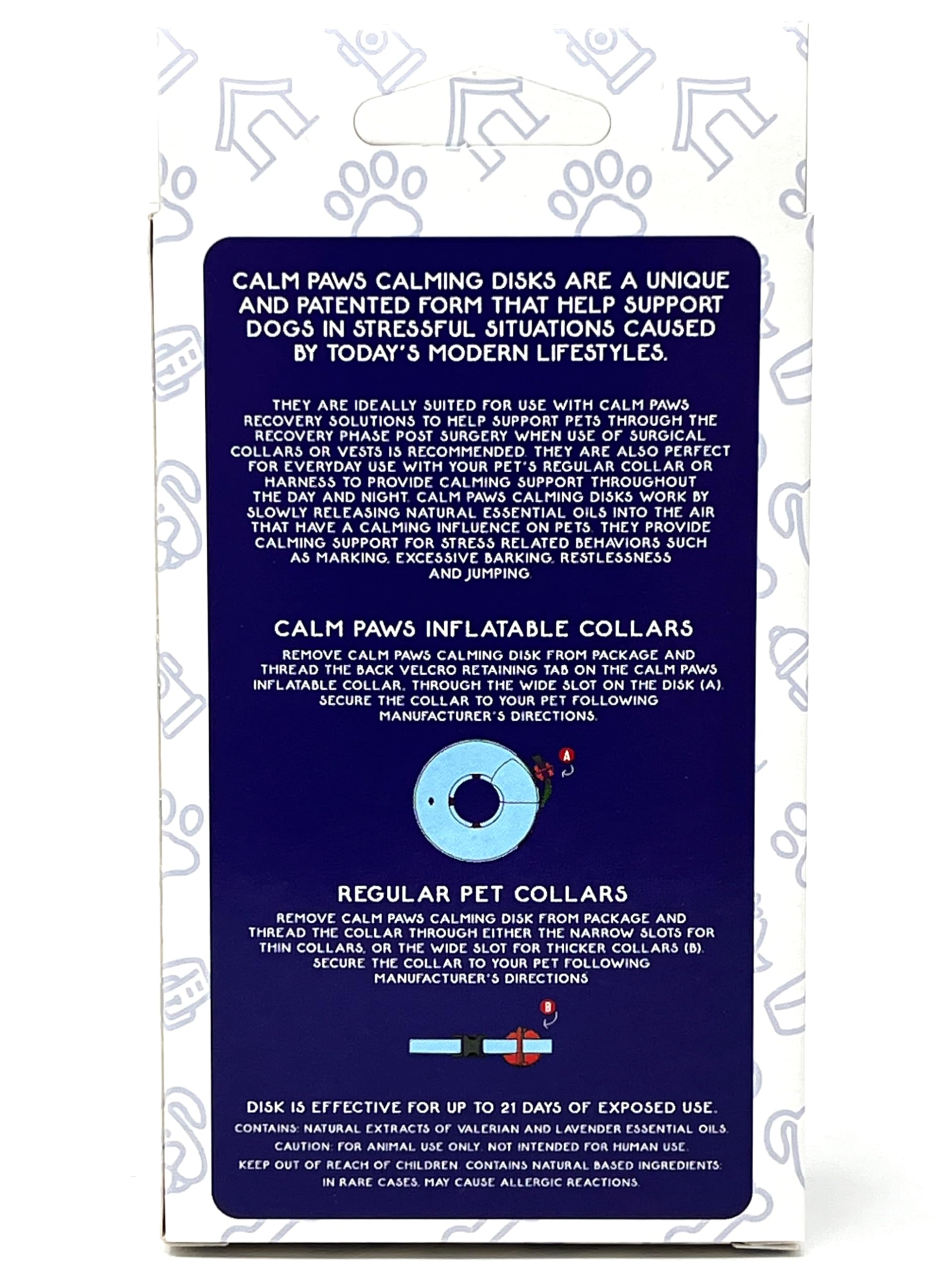 CM CALM PAWS DOG CALMING DISK MED