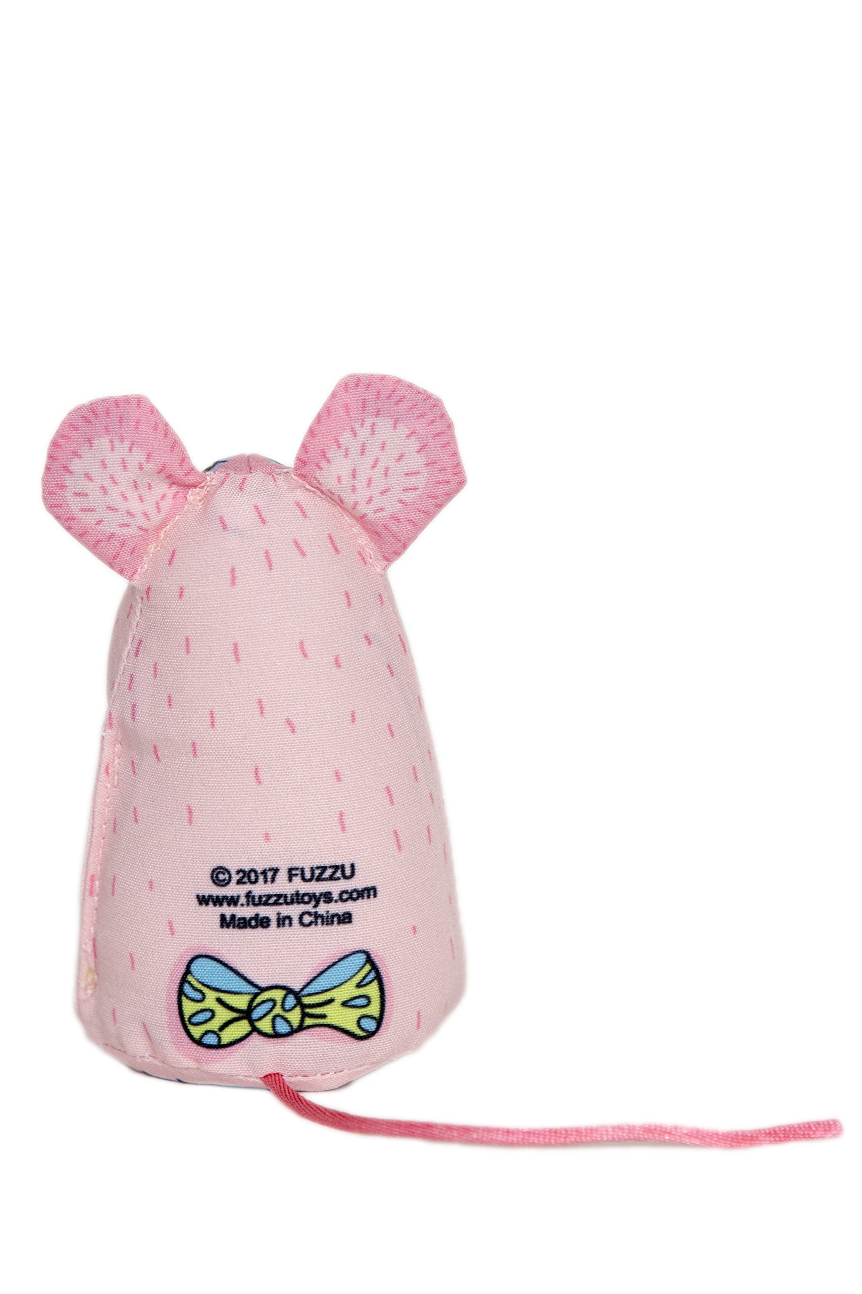 Fuzzu Sweet Baby Mice Cat Toy | Cat Toy Catnip | Interactive Cat Toy | Stimulating Cat Toy | Organic Catnip | Pink