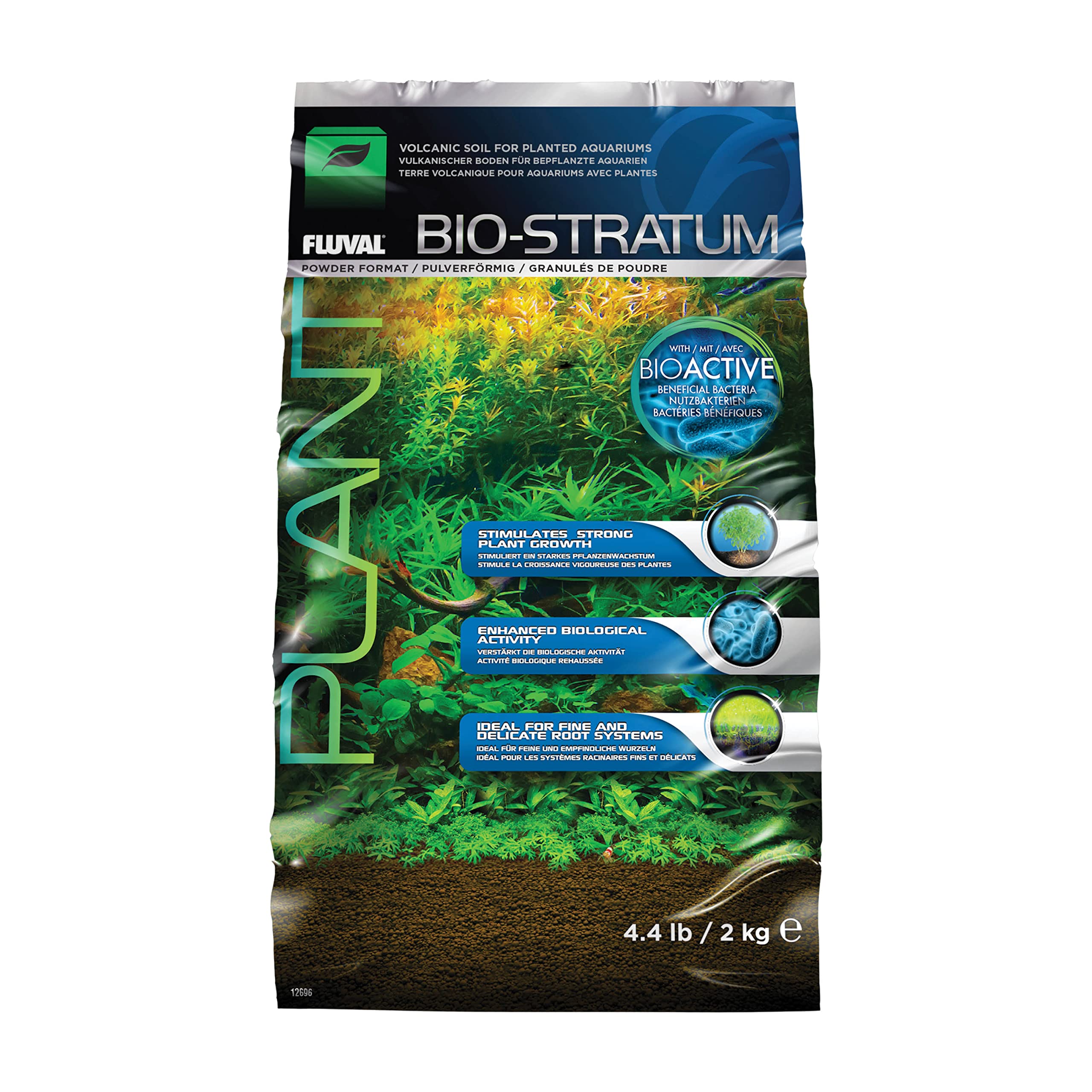 Fluval Bio Stratum, Aquarium Gravel Substrate For Aquatic Plant Growth, 4.4 Lb