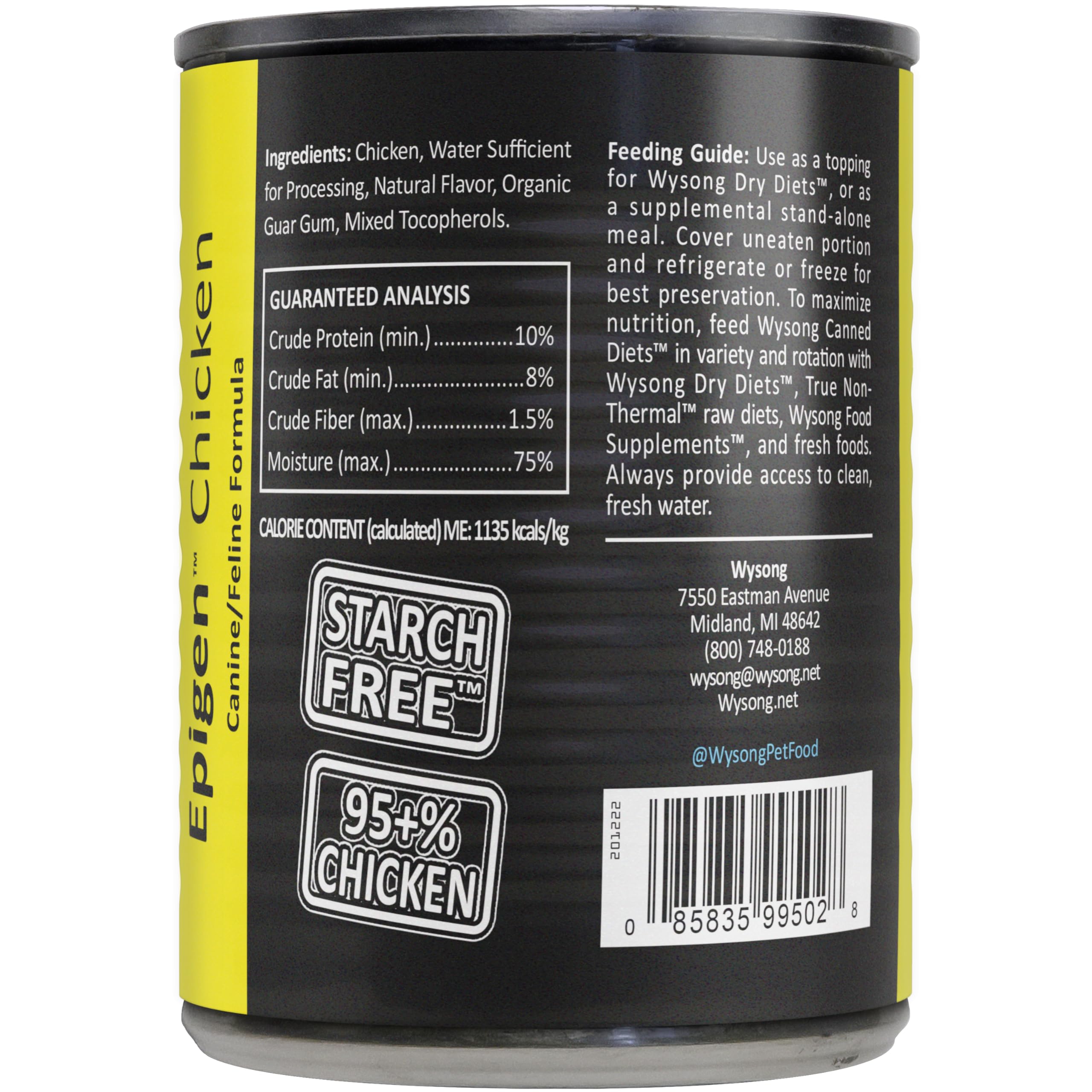 Wysong Epigen Chicken Canned Dog & Cat Food
