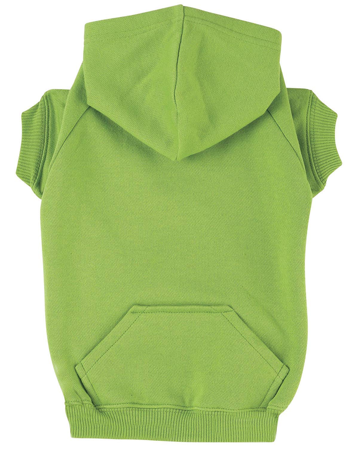 Zack & Zoey Basic Hoodie For Dogs, 24' X-Large, Parrot Green
