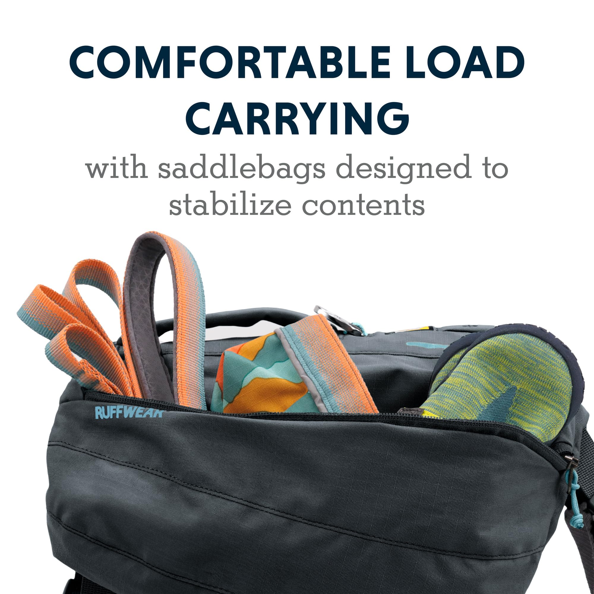 Ruffwear, Front Range Dog Day Pack, Backpack With Handle For Hikes & Day Trips, Basalt Gray, Large/X-Large