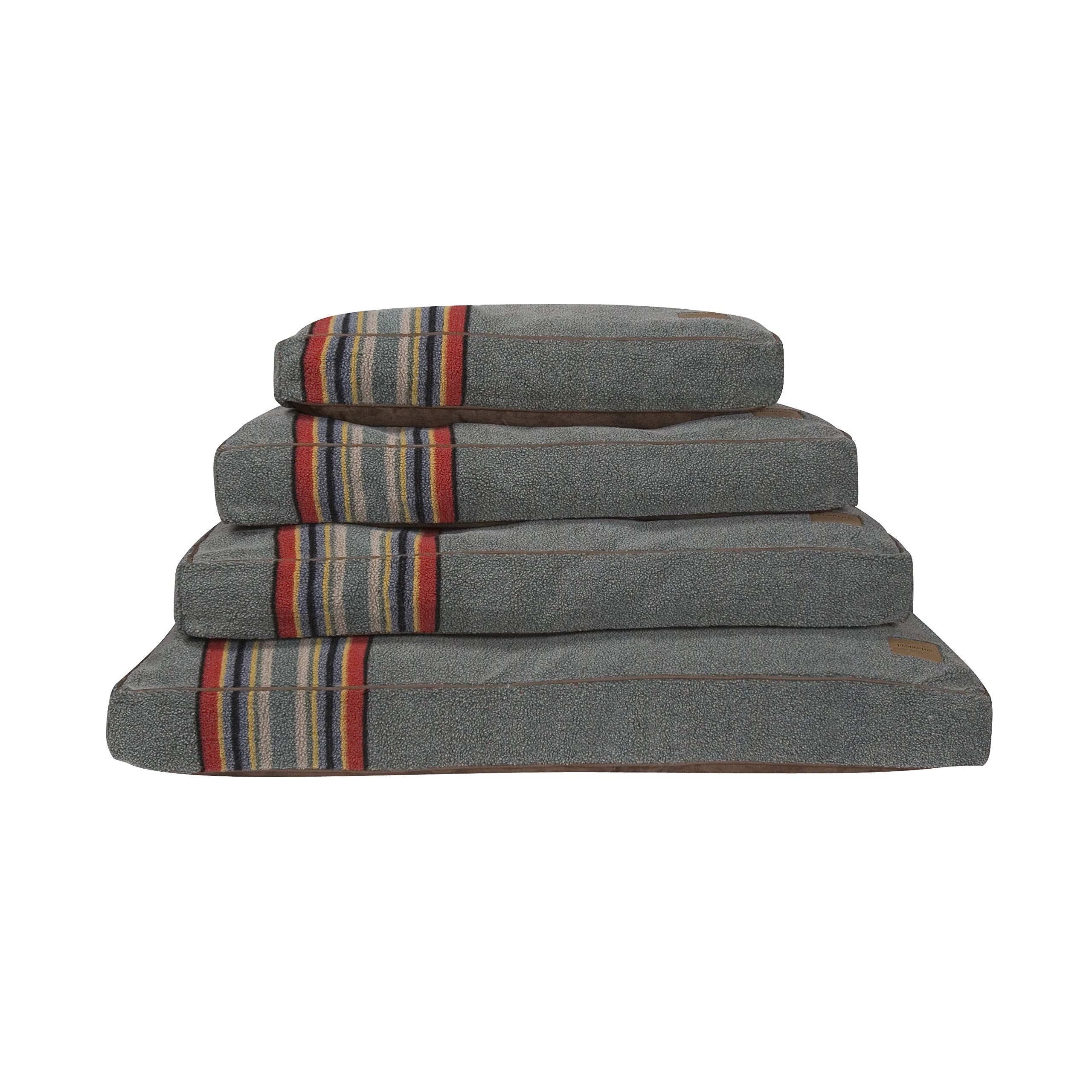 Pendleton Vintage Camp Napper Dog Bed Heather Green, S