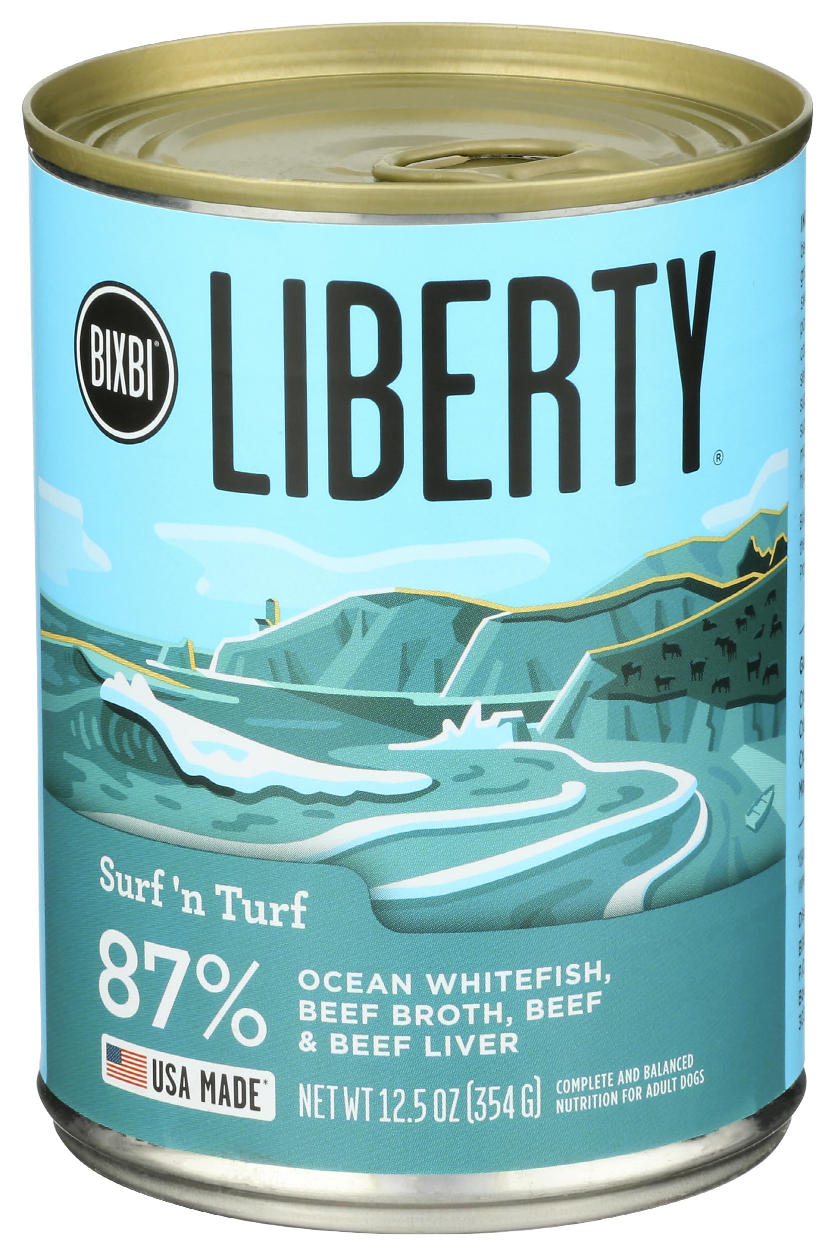 BIXBI Surf n Turf Wet Dog Food, 12.5 OZ