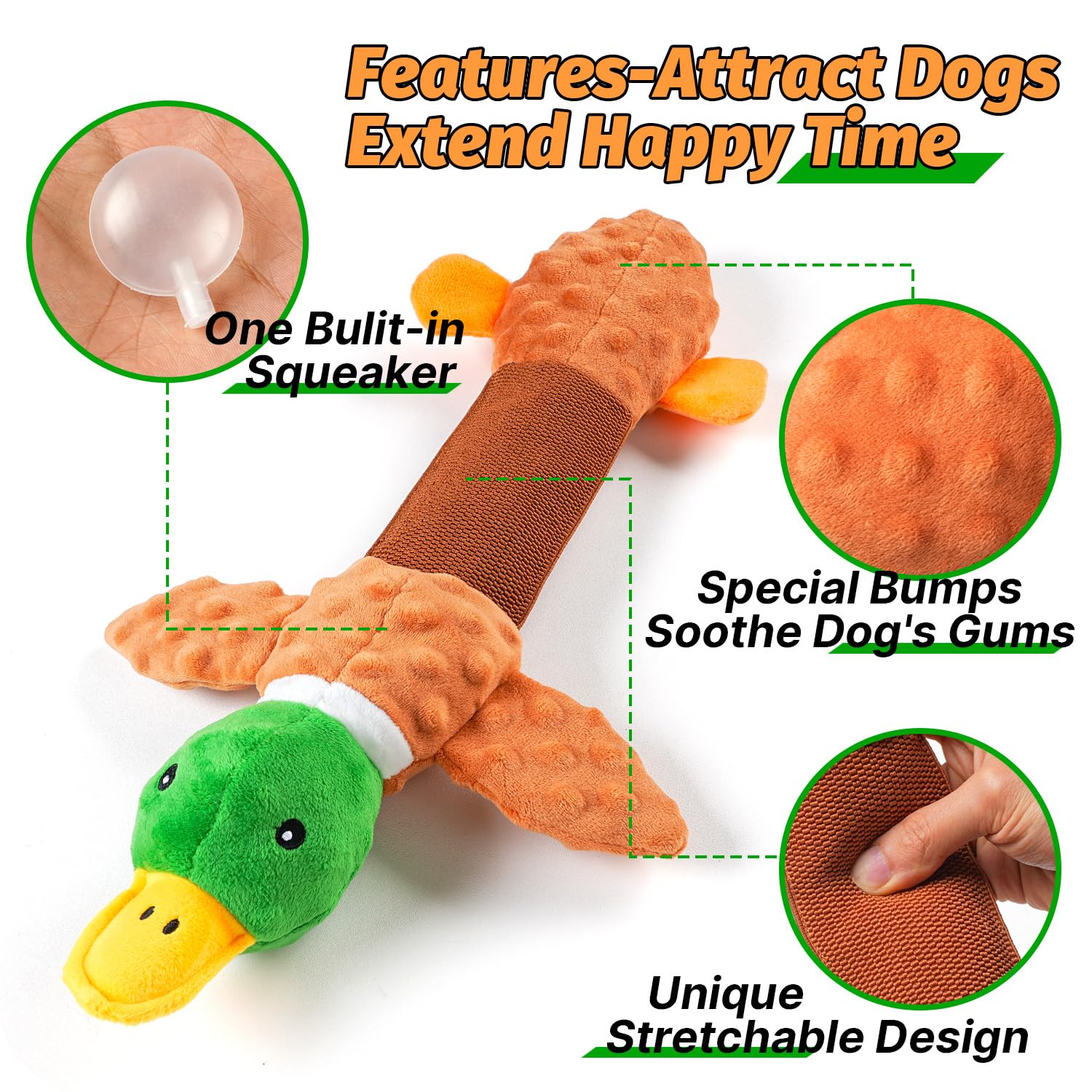 Sedioso Extra Large Dog Toy, Durable Dog Toy For Large Breed, 20 Inch Tug Of War Dog Interactive Toy, Stuffed Animal Dog Chew To
