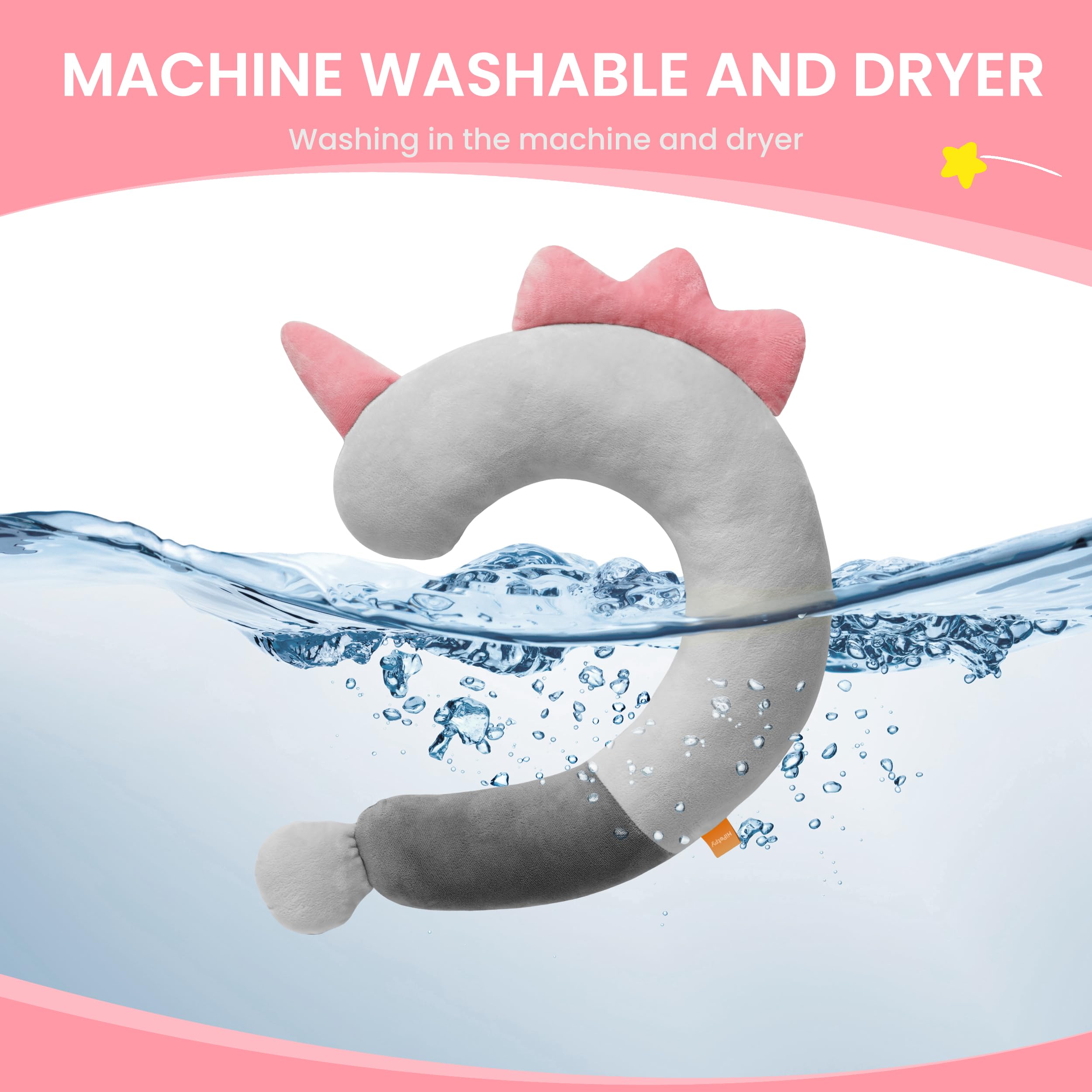 Hipetpy Dog Pillow - Soft Neck Pillow For Dogs, Washable Dog Calming Pillow For Better Sleep, Reduces Anxiety, Gift For Medium/L