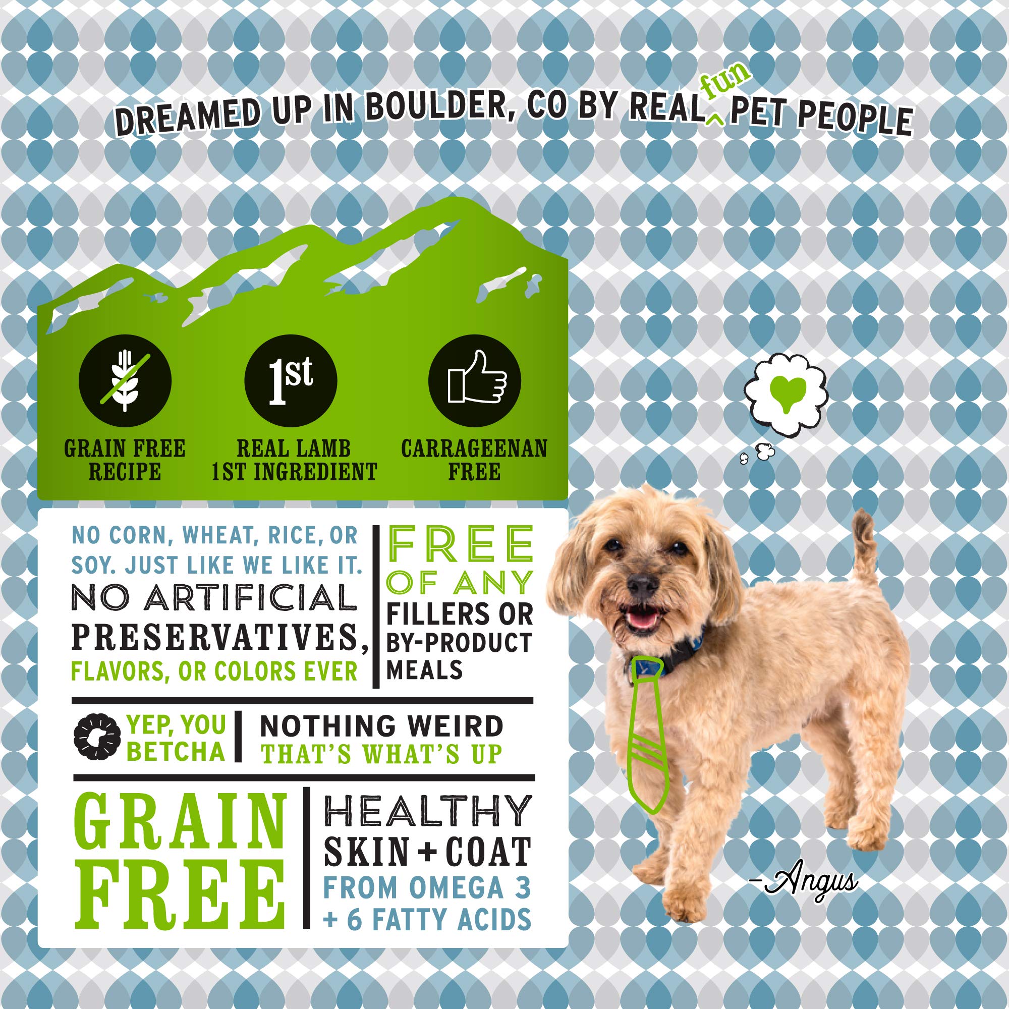 I AND LOVE AND YOU Wet Dog Food - Lambarama Stew - Lamb Recipe, Grain Free, Filler Free 13oz can, 12pk