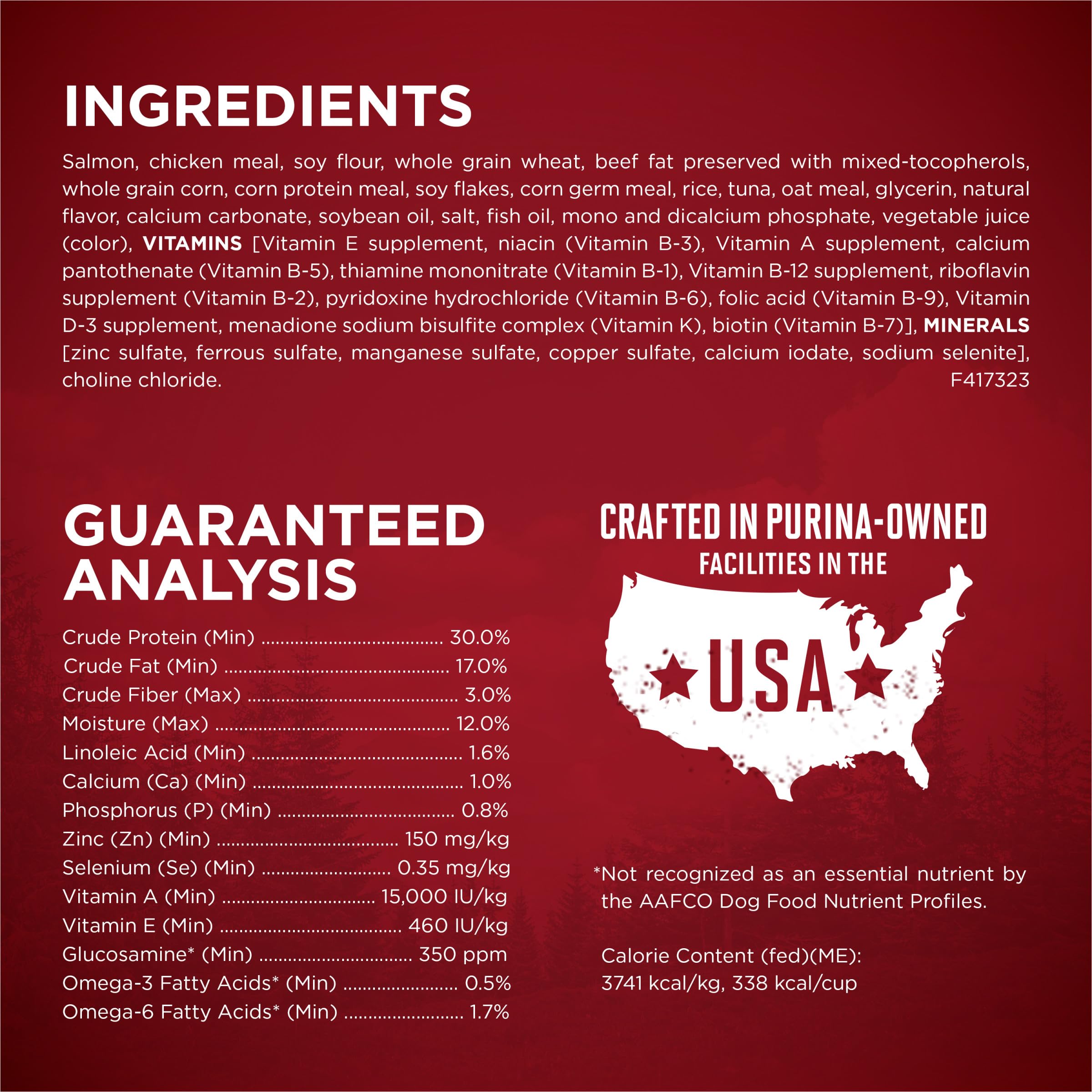 Purina ONE True Instinct With Real Salmon and Tuna Natural With Added Vitamins, Minerals and Nutrients High Protein Dog Food Dry