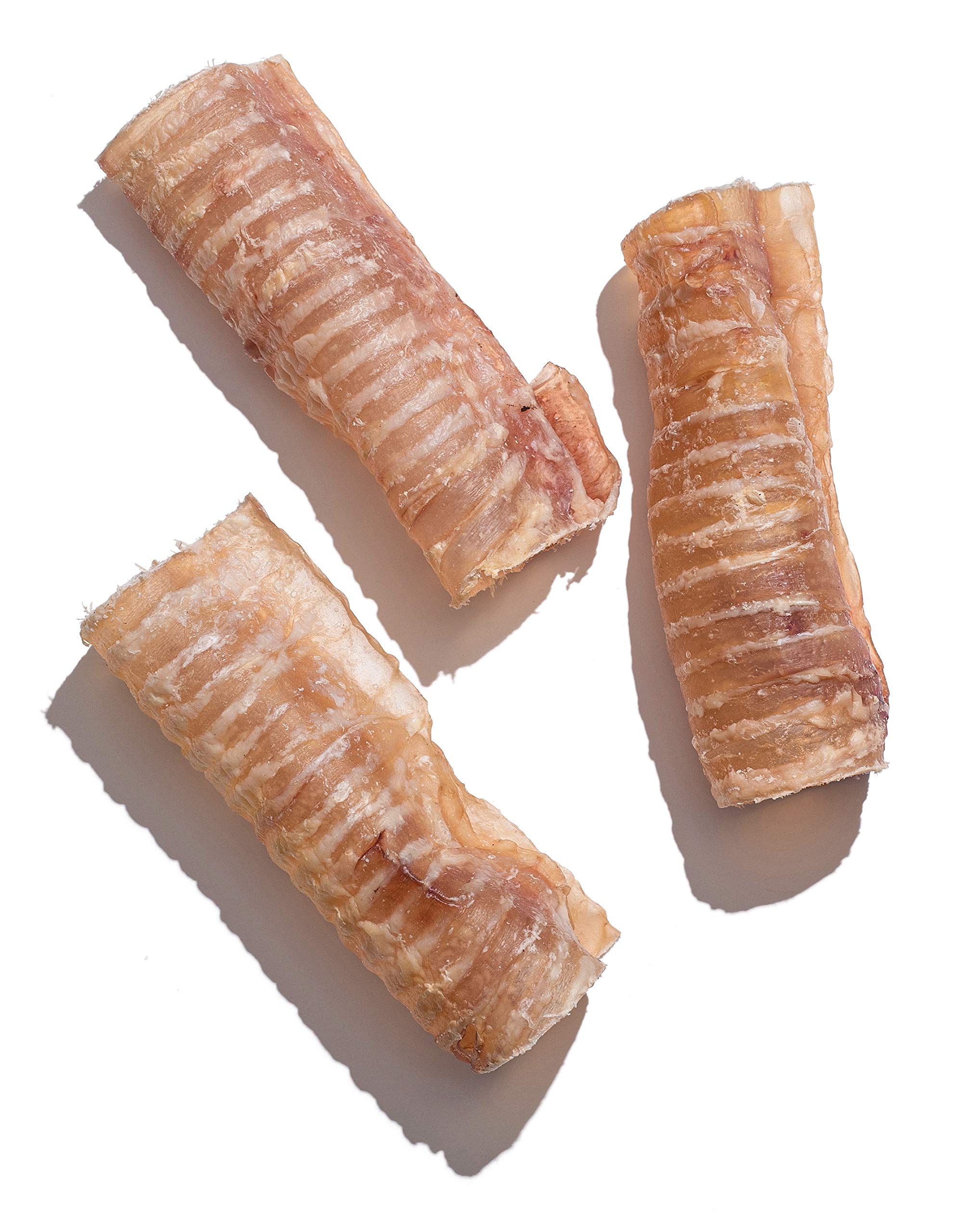 Jack & Pup Trachea Dog Chew - 6" Natural Beef Treats, 20 Pack, Rich in Glucosamine and Chondroitin, Single Ingredient