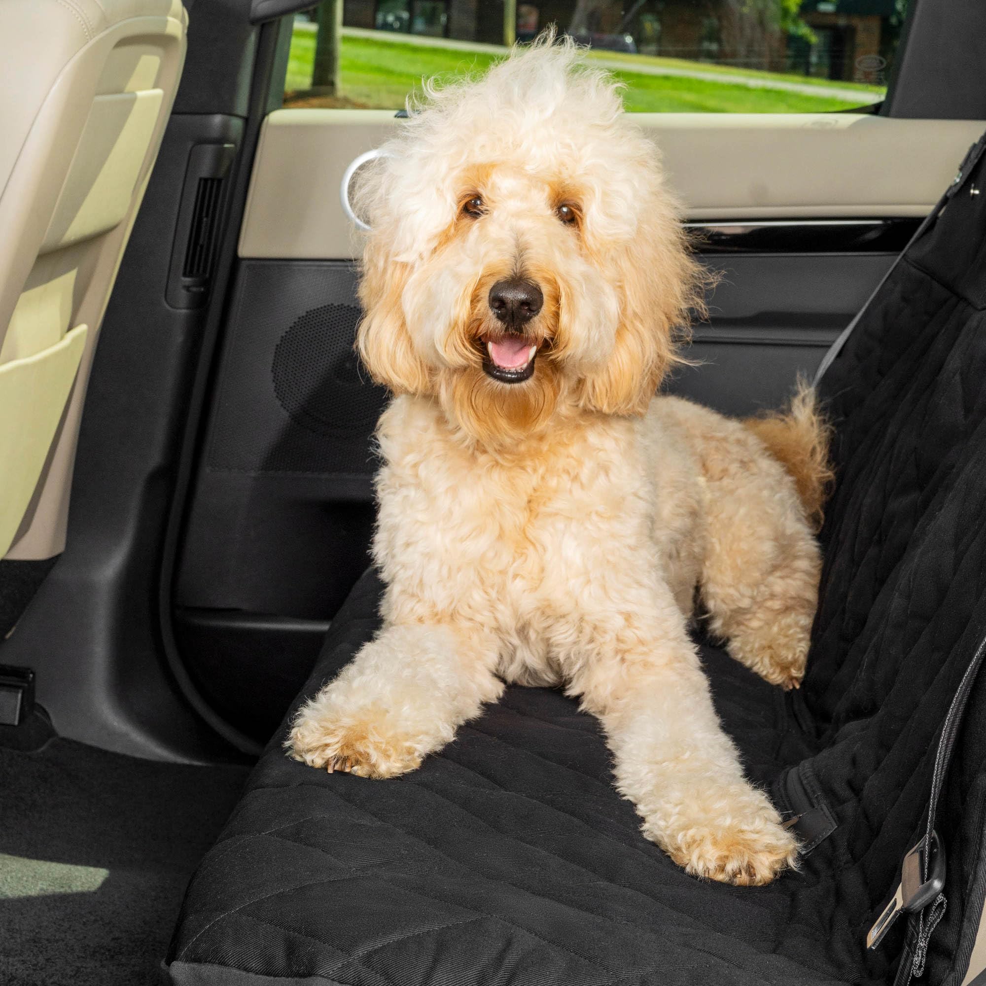 Petsafe Happy Ride Quilted Bench Seat Cover - Waterproof And Durable - Machine Washable - Fits Most Cars, Trucks And Suvs - Back