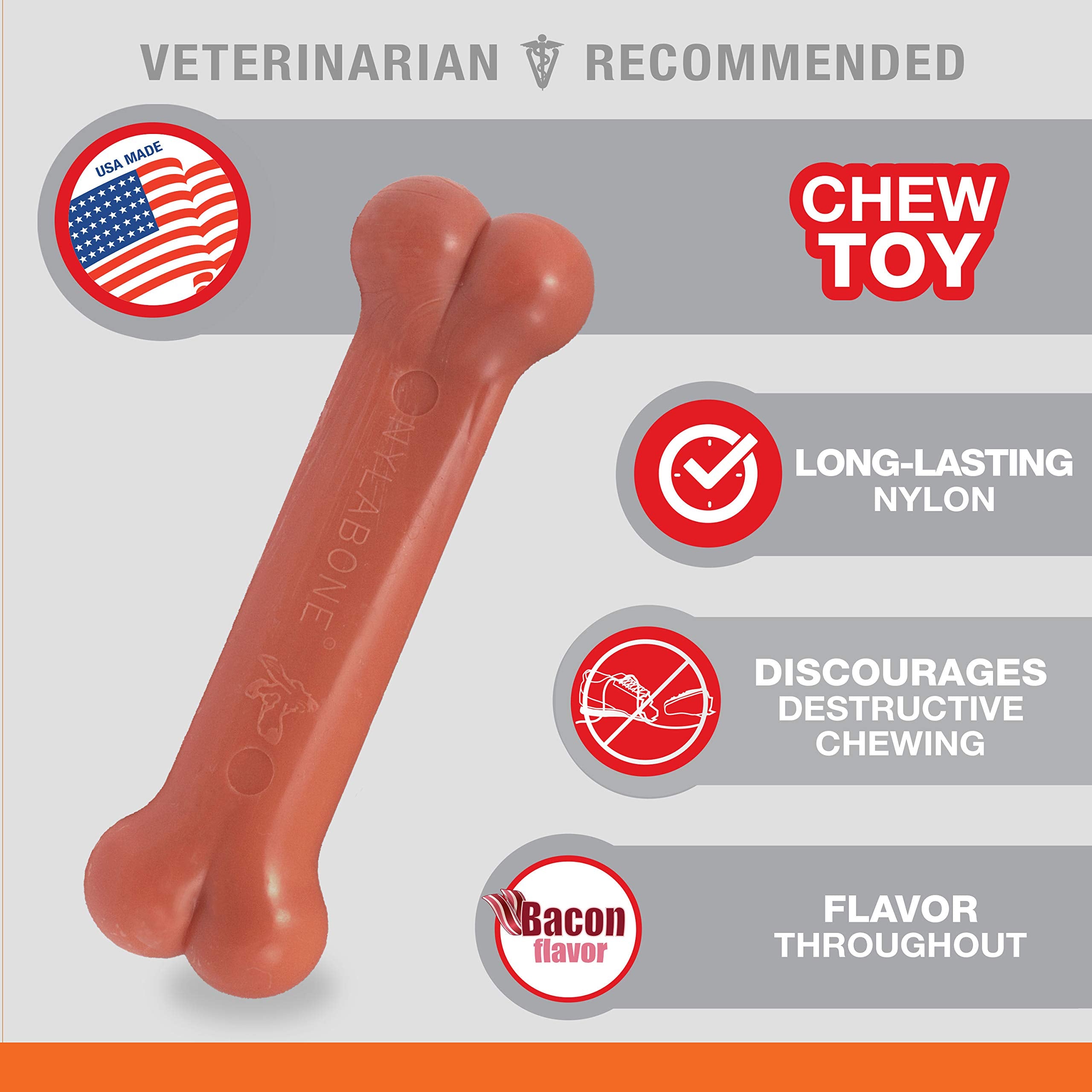 Nylabone Durachew Bacon Blister Card Regular
