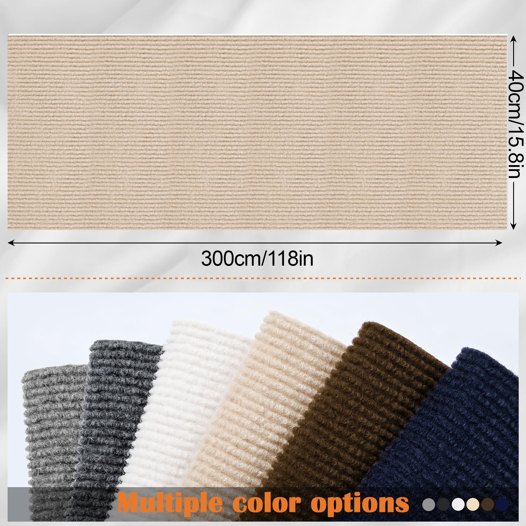 Inchoco Cat Scratch Furniture Protector - 118'' X 15.8'' Trimmable Self-Adhesive Furniture Protectors From Cats, Diy Climbing Co