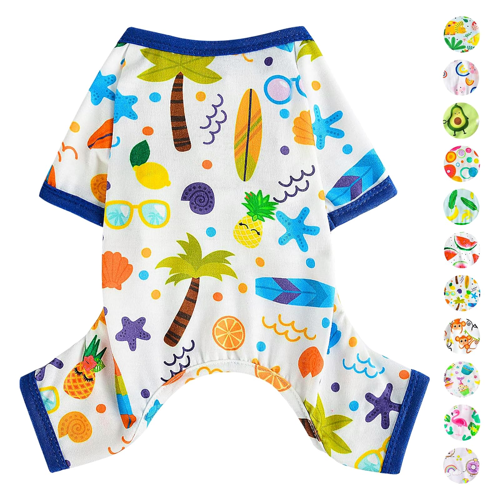 Dog Pajamas Pjs Fall Summer Dog Clothes for Small Dogs Girl - Boy - Medium Size Dogs, Soft Stretchy Puppy Clothes Doggie Onesies