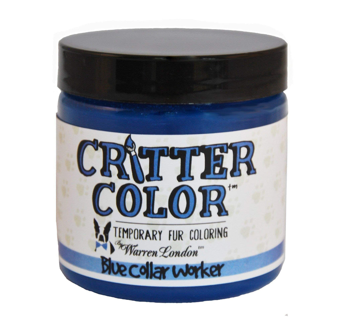 Warren London Critter Color Temporary Pet Fur Coloring Easy to Use- 7 Colors- Made in USA- Blue
