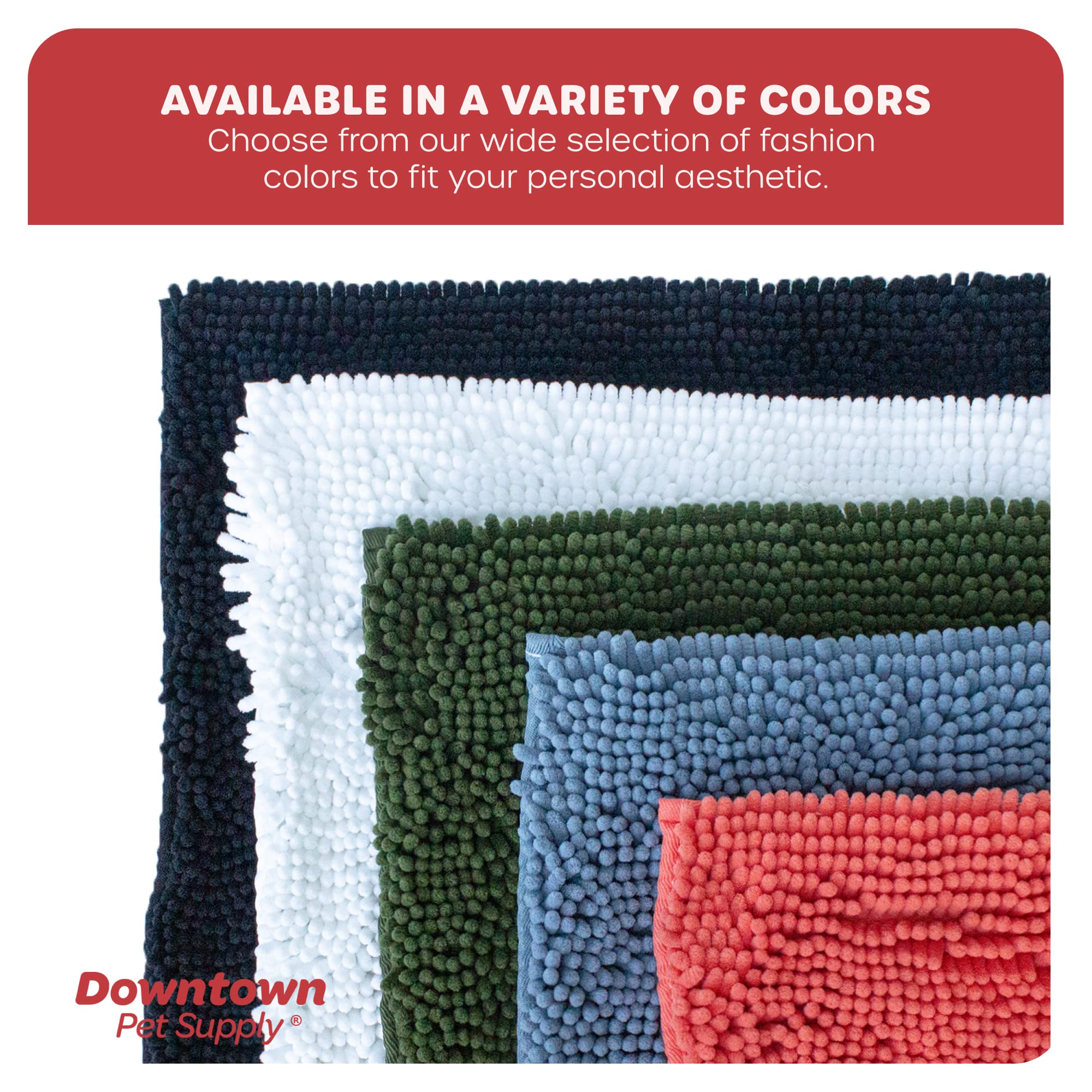 My Doggy Place - Microfiber Door Mat - Soft And Plush Pet Mat For Every Room Of The House - Dirt And Water Absorbent Mat - Washer & Dryer Safe Non-Slip Mat - Chive Runner Rug - 60 X 36 In