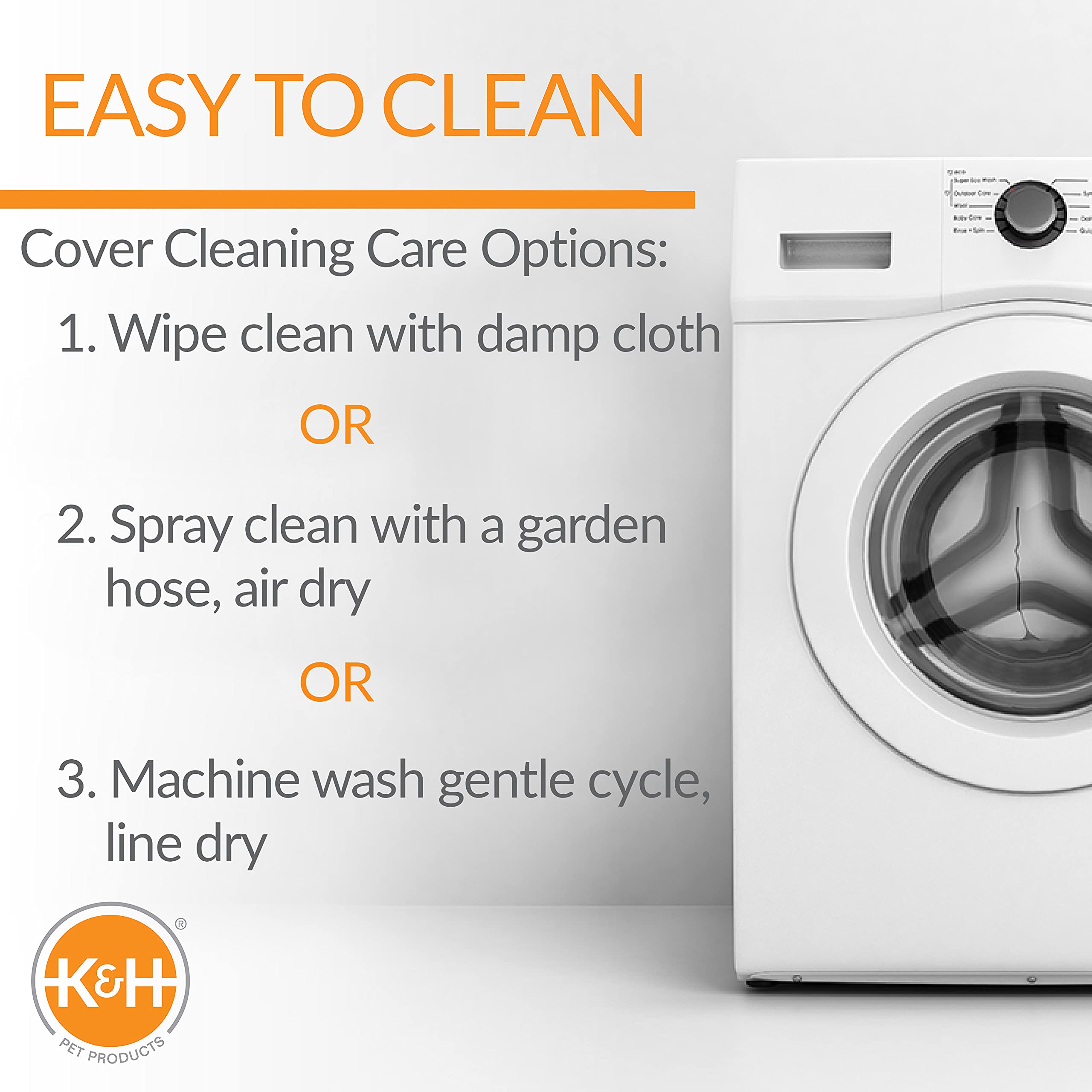 K&H Pet Products Original Pet Cot All Season Replacement Cover (Cot Sold Separately) Tan X-Large 32 X 50 Inches