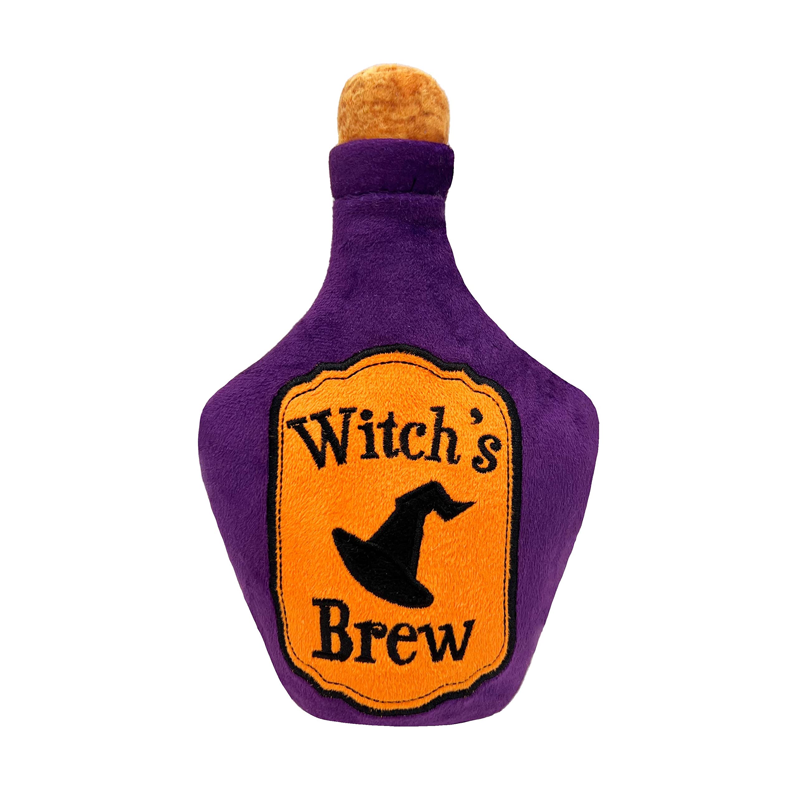 Huxley & Kent For Dogs | Witch'S Brew | Halloween Power Plush Dog Toy With Squeaker | Funny Dog Toy Gift | Fun, Durable, And Safe | H&K Squeaky Dog Toys