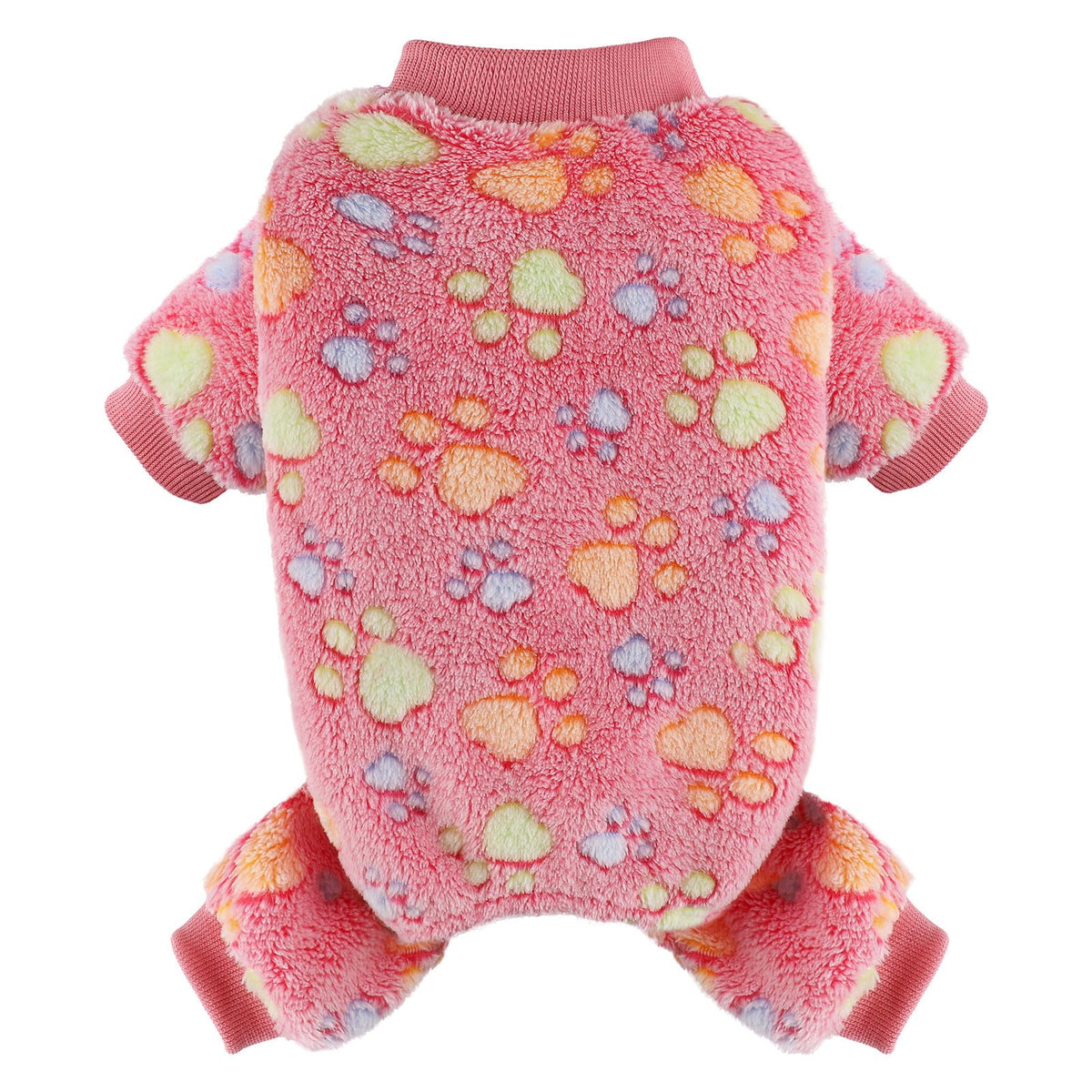 Kosiyi Dog Pajamas Spring Valentine'S Day Dog Sweaters For Small Dogs Girl Boy, Lightweight Warm Paw Print Puppy Pajamas Soft St