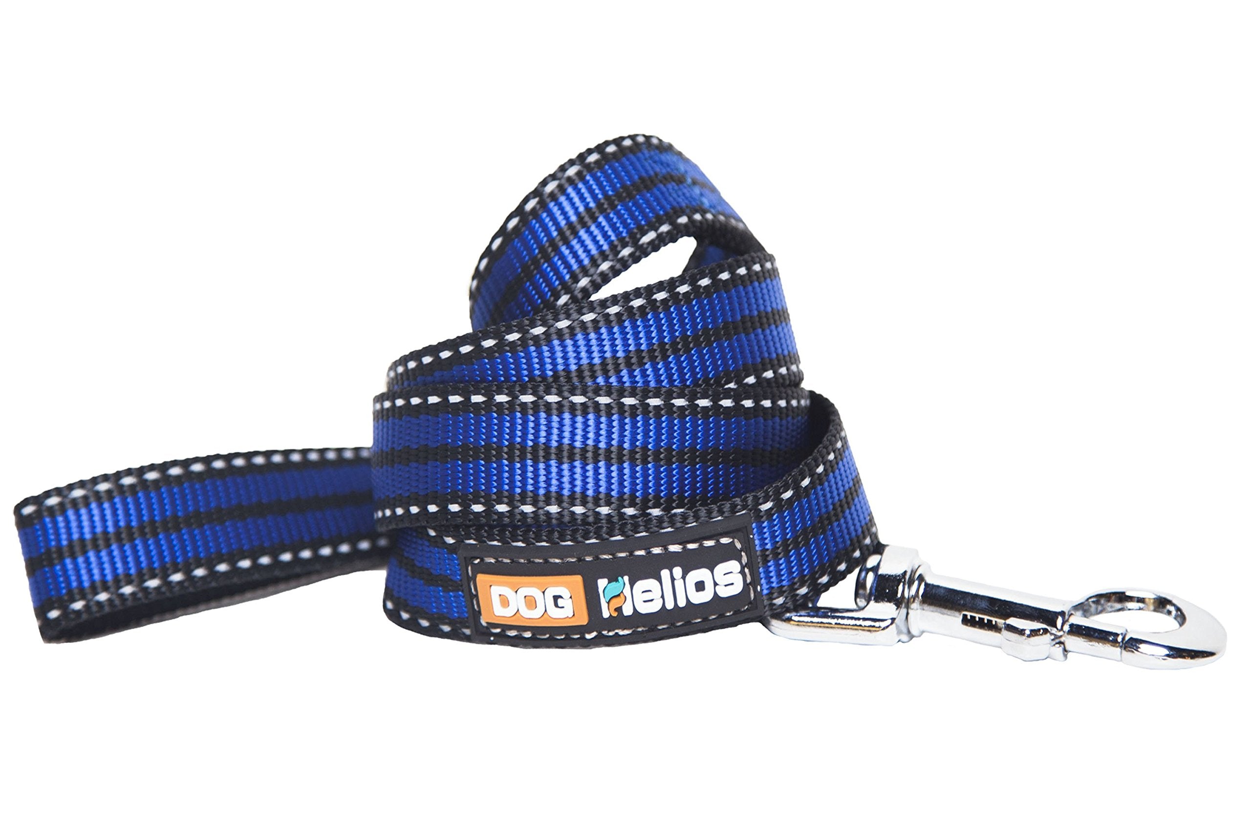 Doghelios 'Journey Wander' Chest Compressive Sporty Adjustable Travel Pet Dog Harness And Leash Combination, Small, Blue