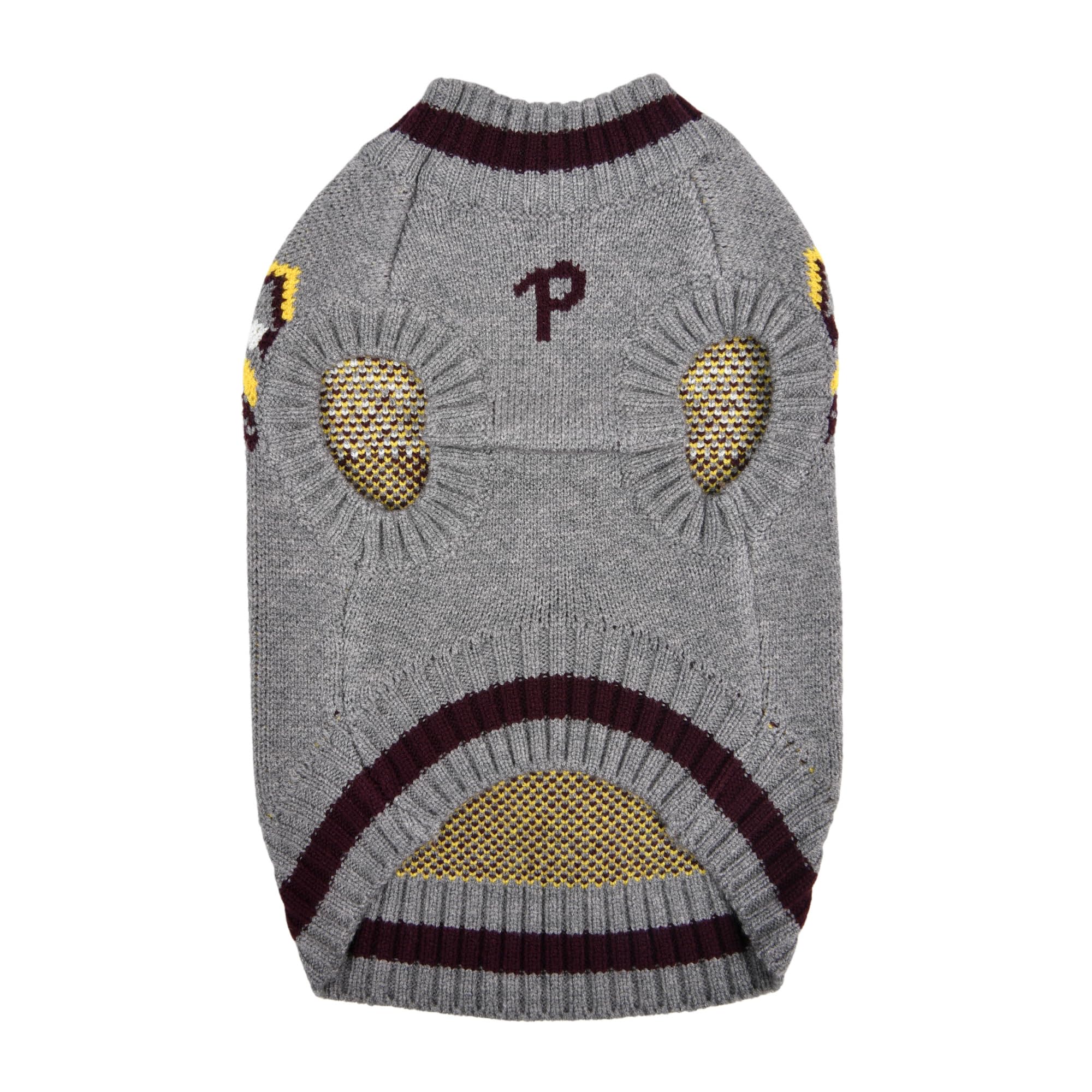 Puppia Kylo Dog Knit Sweater Winter Season For Small And Medium Dogs, Melange Grey, X-Large