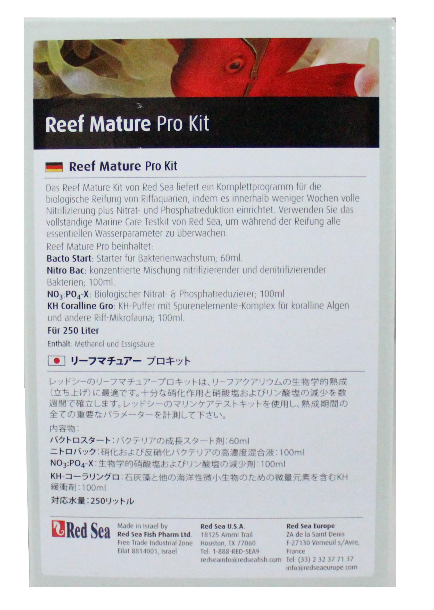 Red Sea Fish Pharm ARE22210 Reef Mature Pro Test Kit for Aquarium