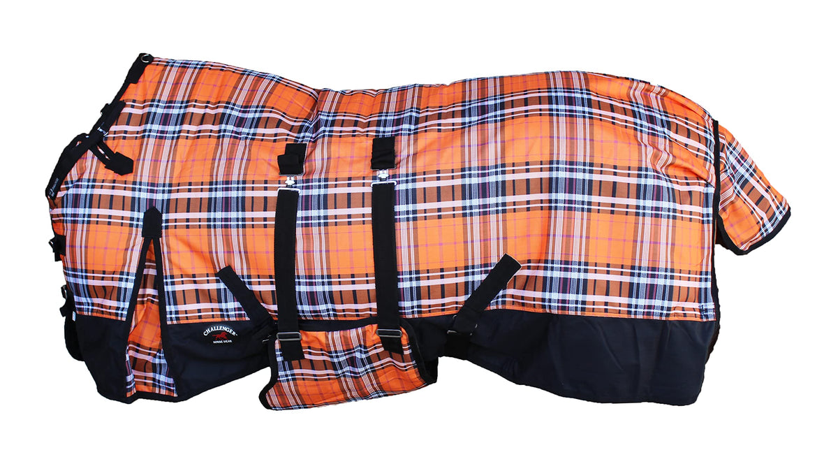 Challenger 82' 1200D Horse Turnout Waterproof Heavy Weight Winter Blanket 597Lg