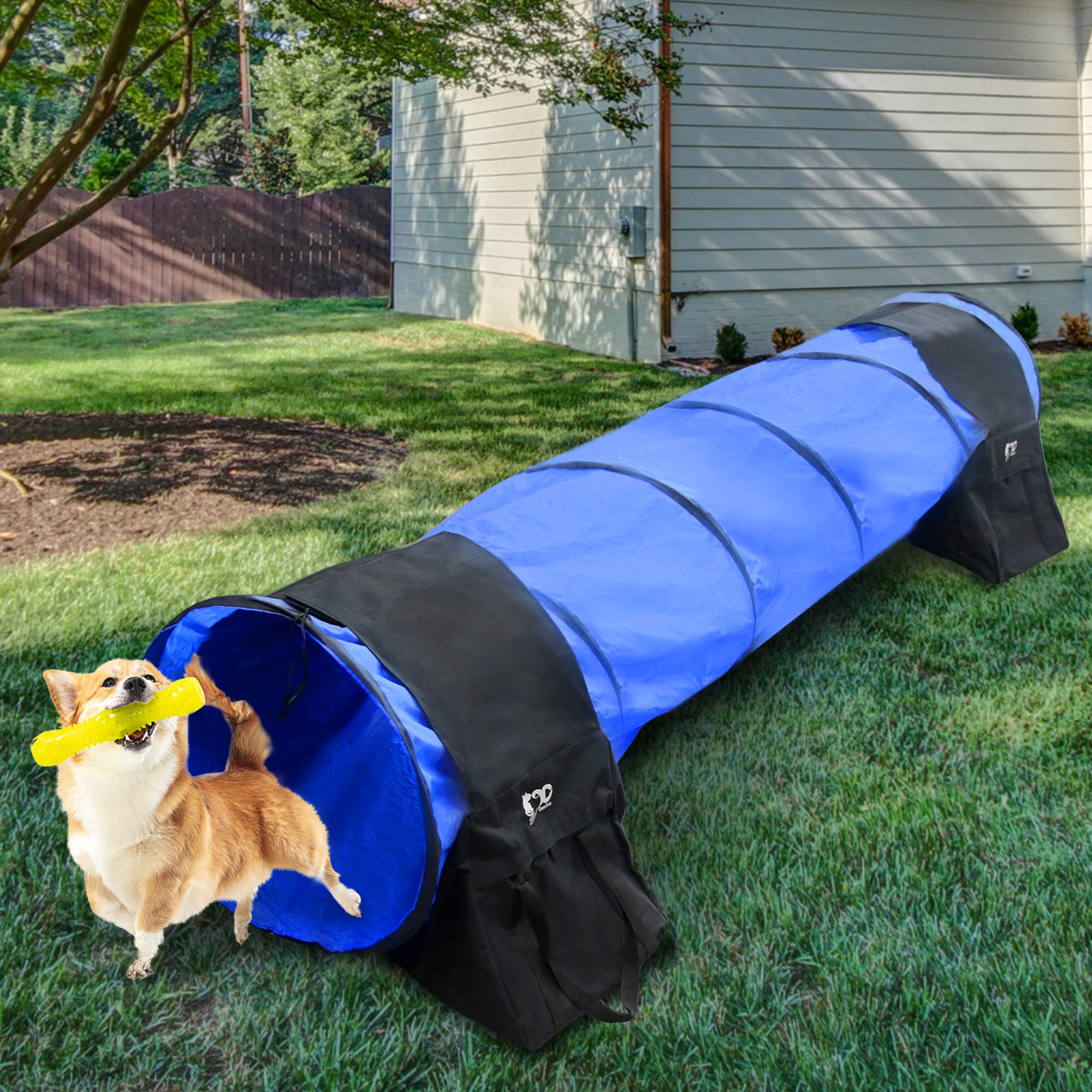 Geerduo 2 Pack Dog Agility Tunnel Sandbags, Dog Agility Equipment, Dog Agility Training (Sandbags,2 Pack)