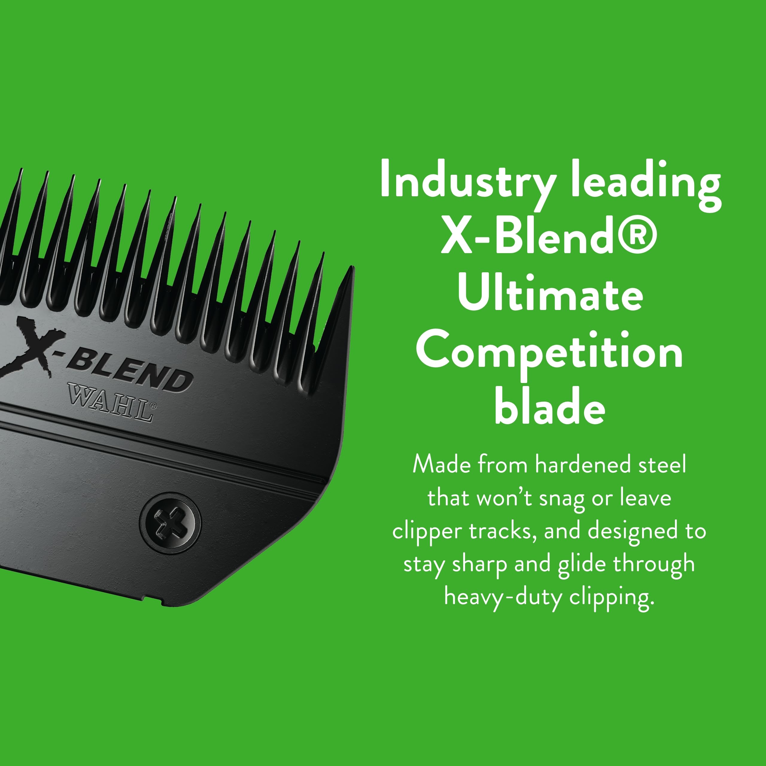 Wahl Professional Animal X-Blend Ultimate Competition Series Detachable Blade For Cattle And Sheep (2450-500)
